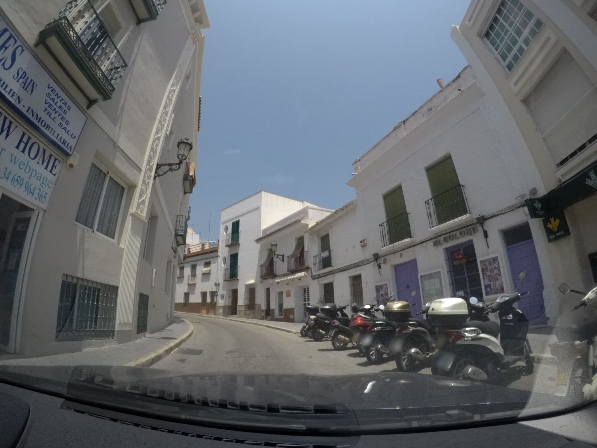 Street view near Hotel Plaza Cavana, Nerja