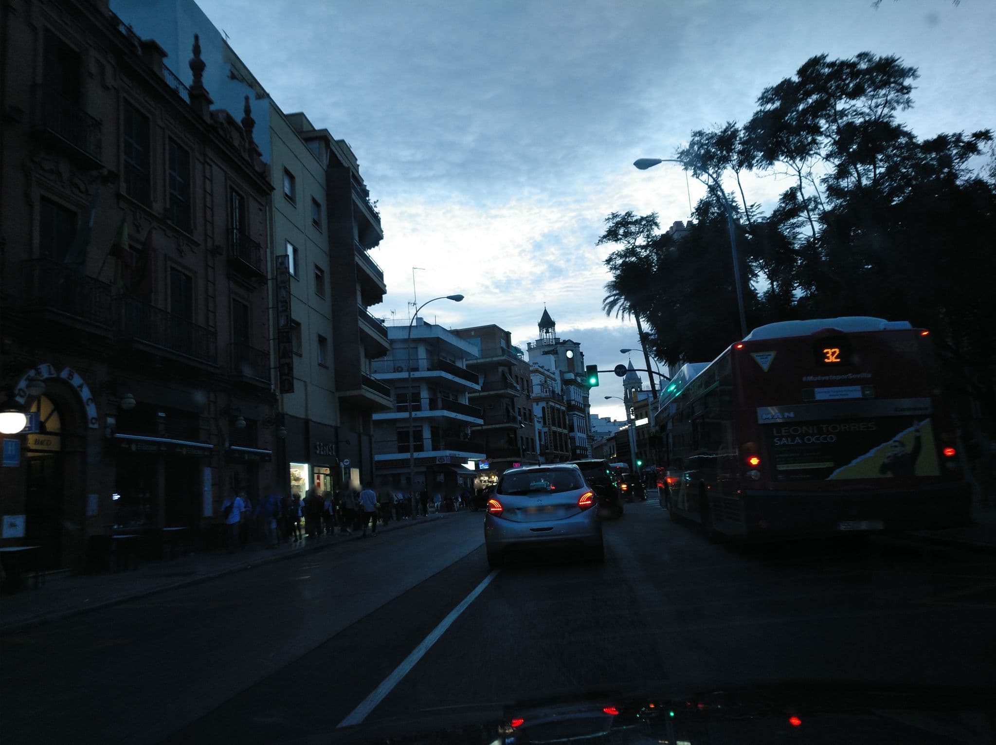 Street view near Hotel Baco, Sevilla