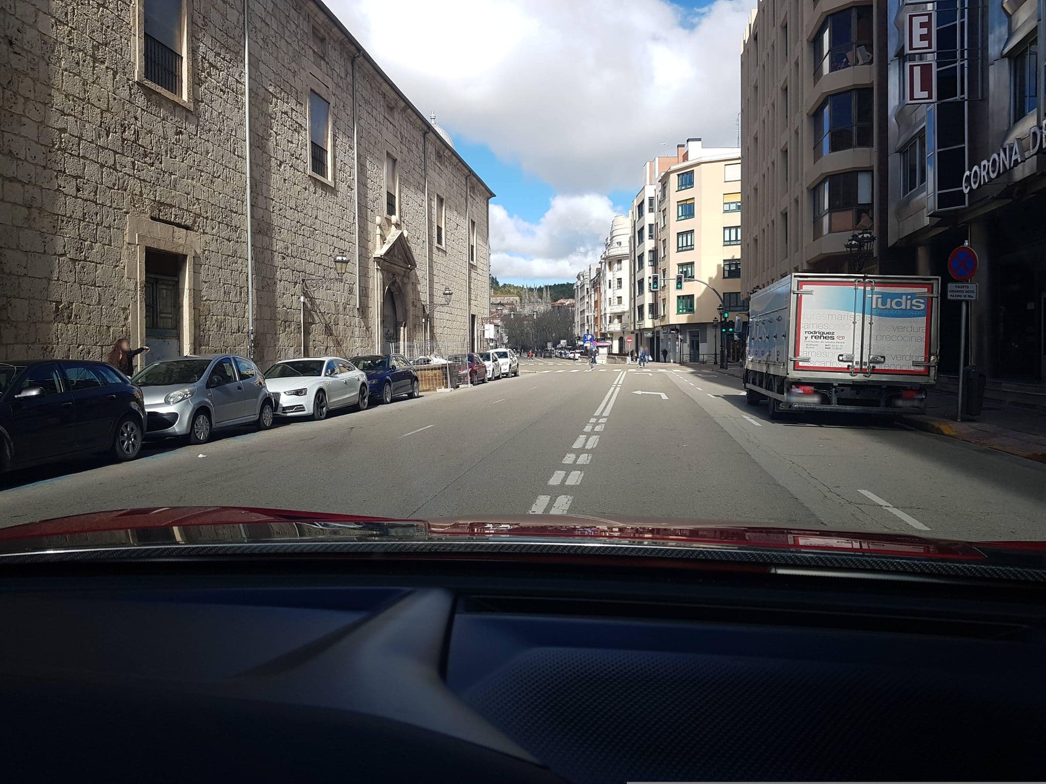 Street view near Sercotel Corona de Castilla, Burgos — © toho (CC BY-SA · Mapillary)