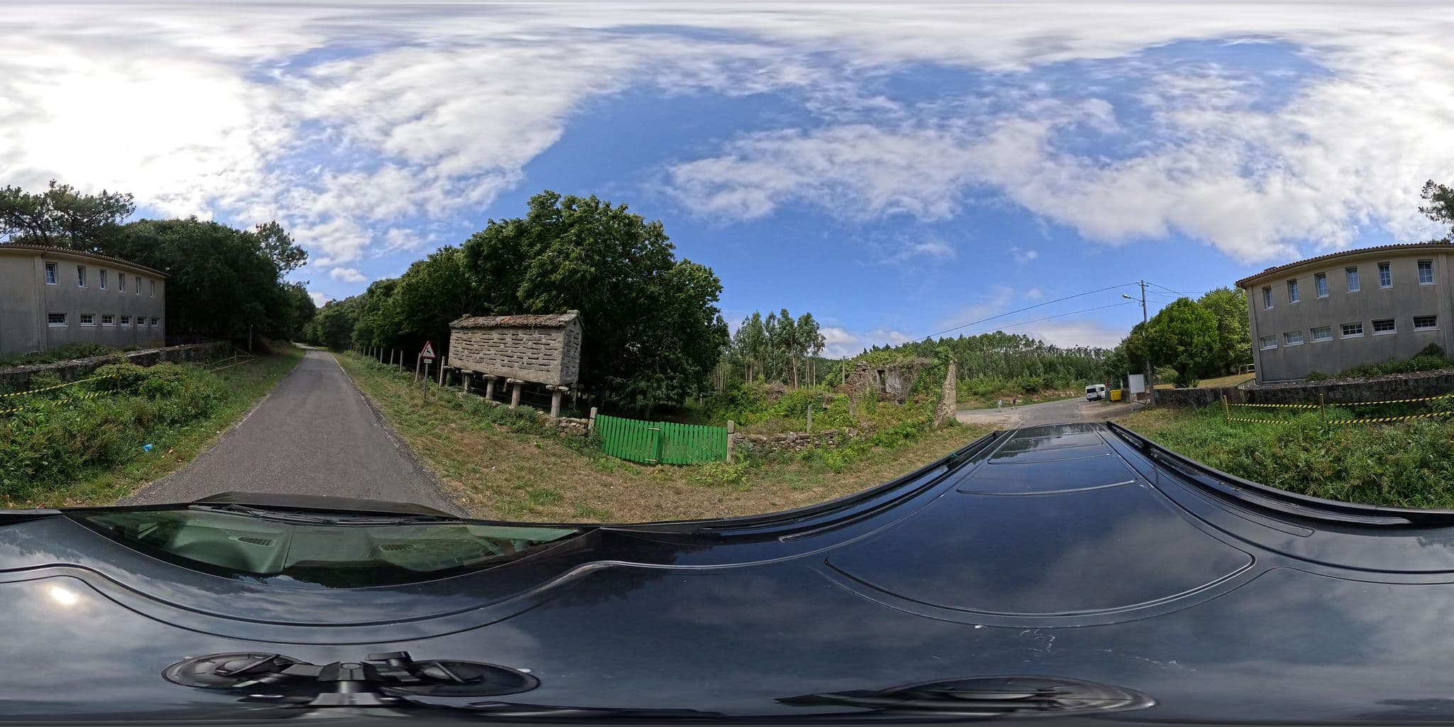 Street view near Albergue San Roque, Corcubión — © seraq (CC BY-SA · Mapillary)