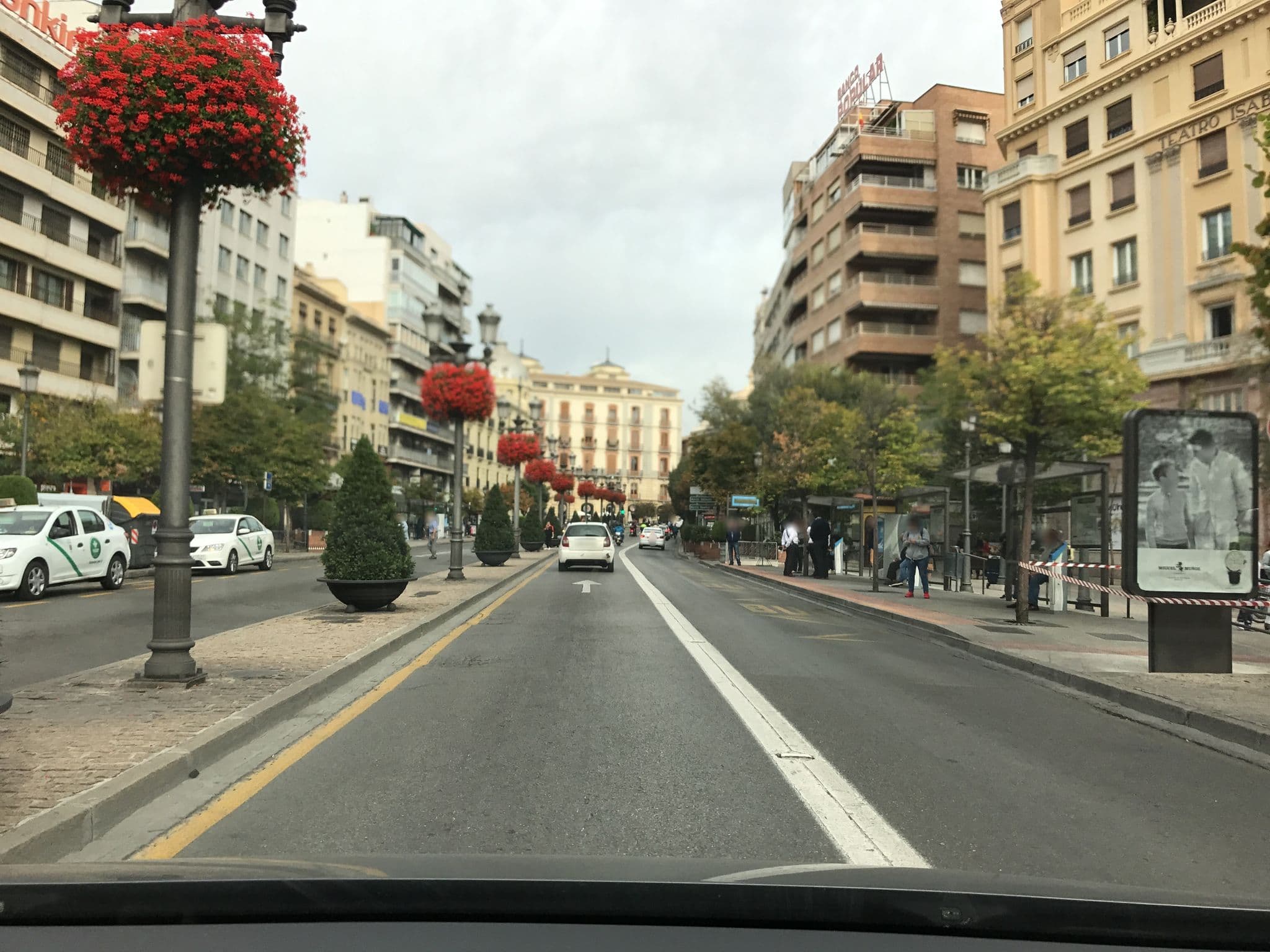 Street view near Eurostars Puerta Real, Granada