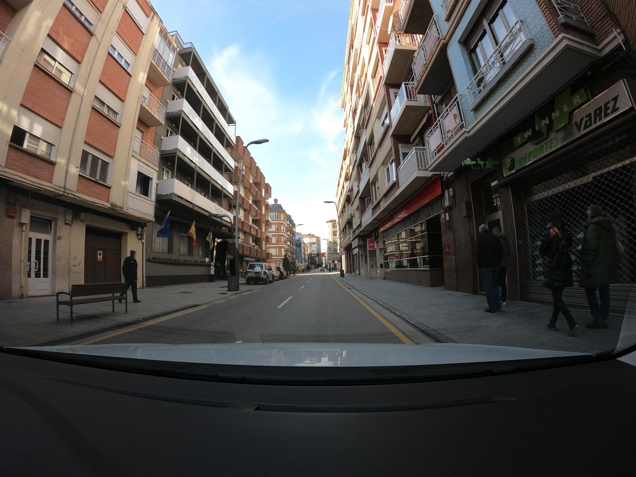Street view near Hotel Virrey, Arnedo — © rubencarbonero (CC BY-SA · Mapillary)
