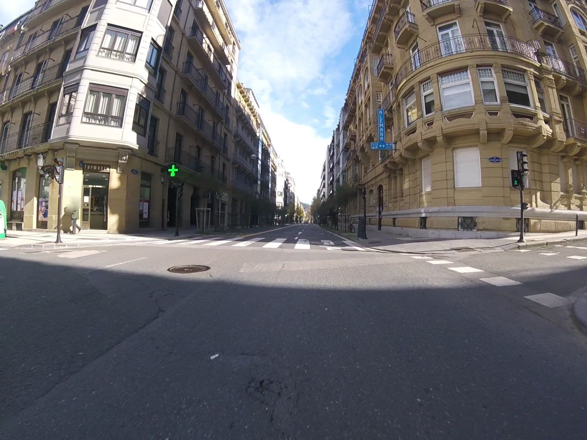 Street view near Pensión Alemana, Donostia / San Sebastián