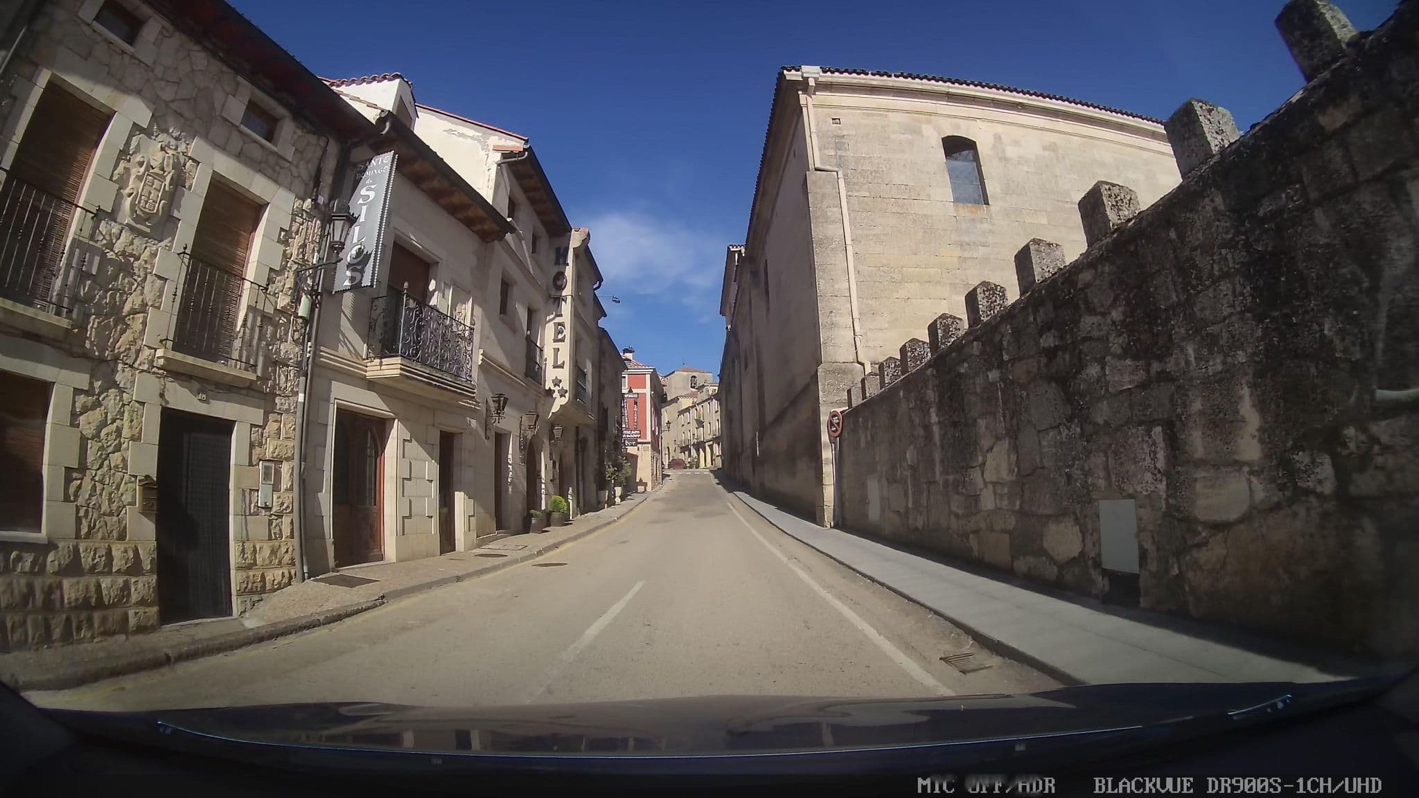Street view near Santo Domingo de Silos, Salas de los Infantes — © sanchi (CC BY-SA · Mapillary)