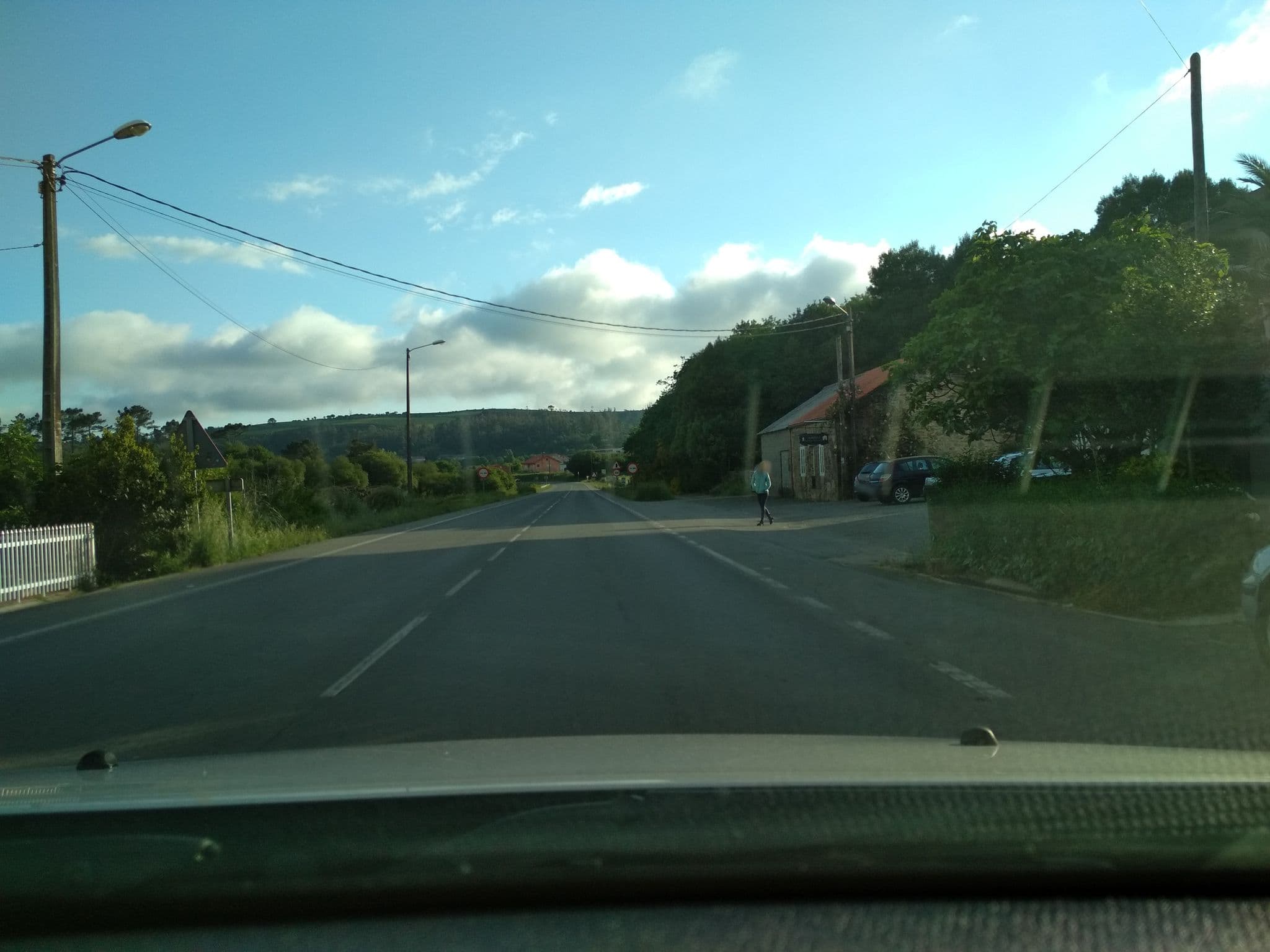 Street view near Albergue Antelo, Mazaricos — © cafeconleche (CC BY-SA · Mapillary)