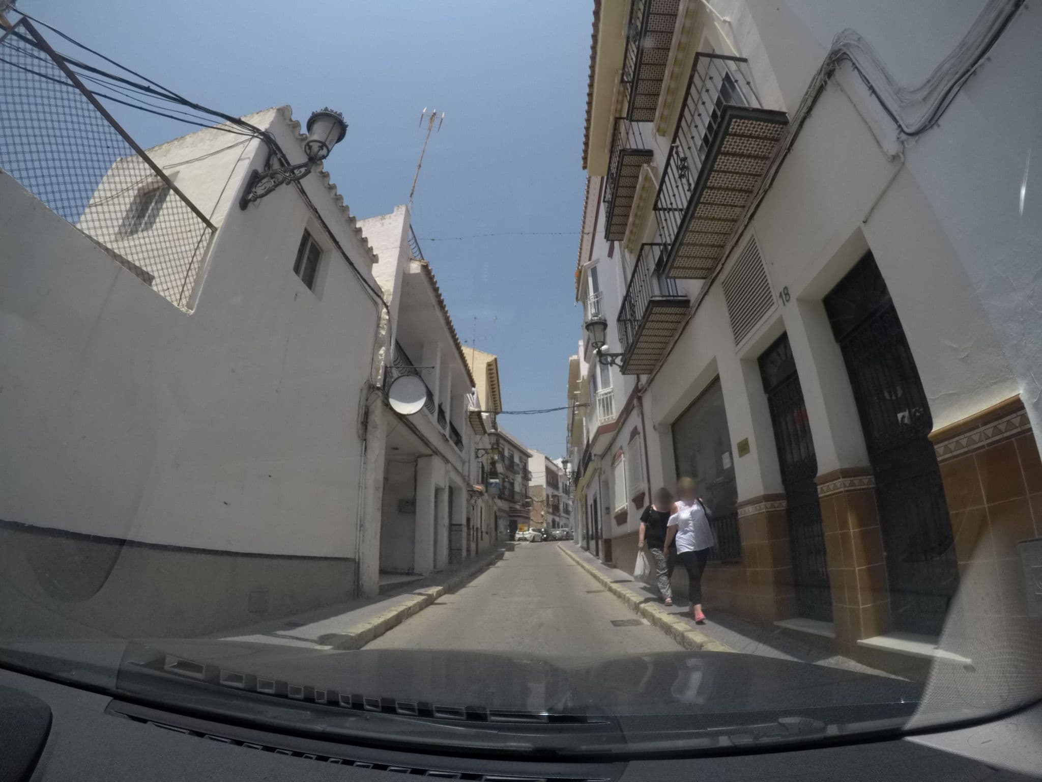 Street view near Mena Plaza, Nerja