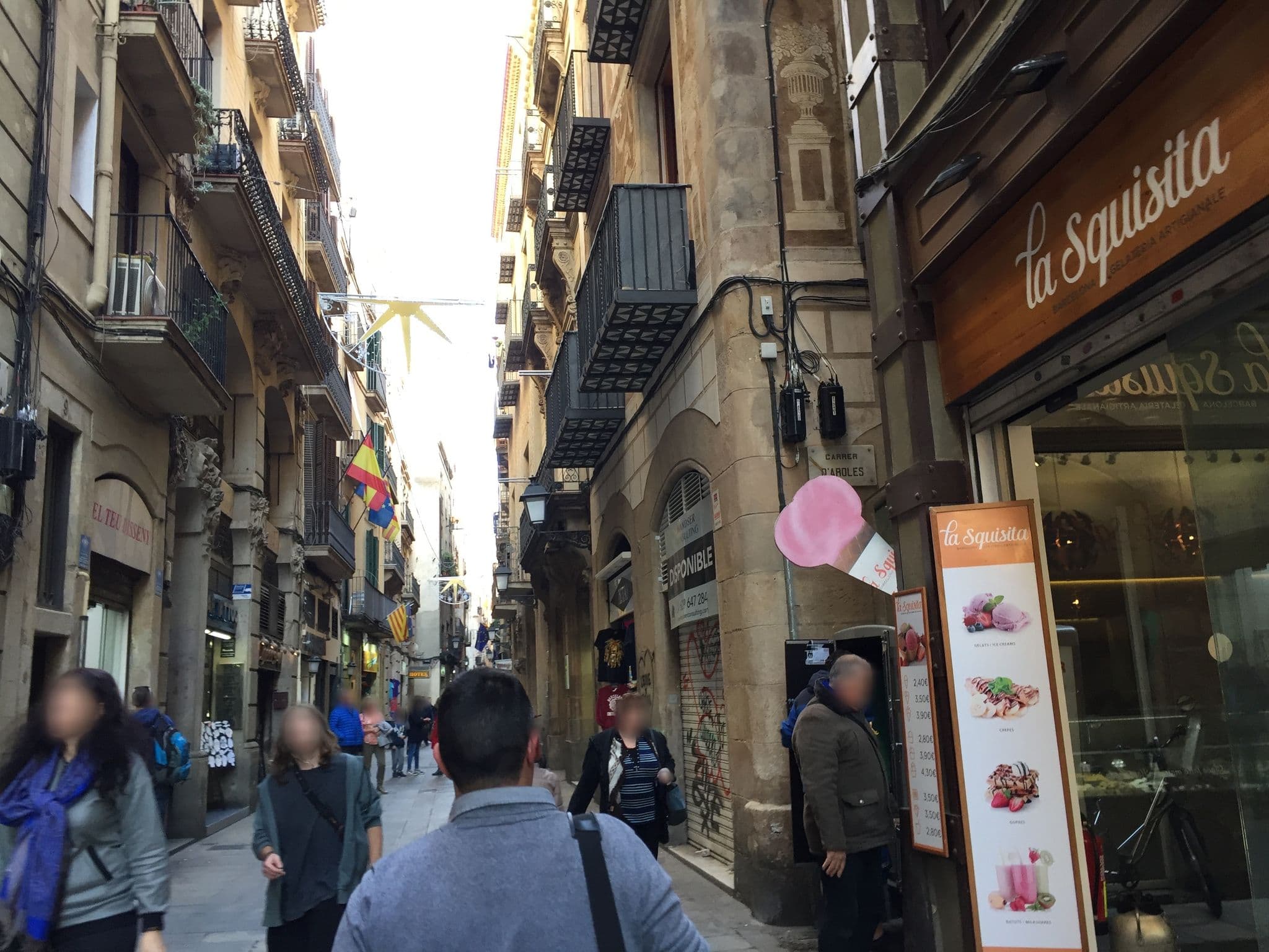 Street view near Hotel Inglés, Ciutat Vella — © richlv (CC BY-SA · Mapillary)