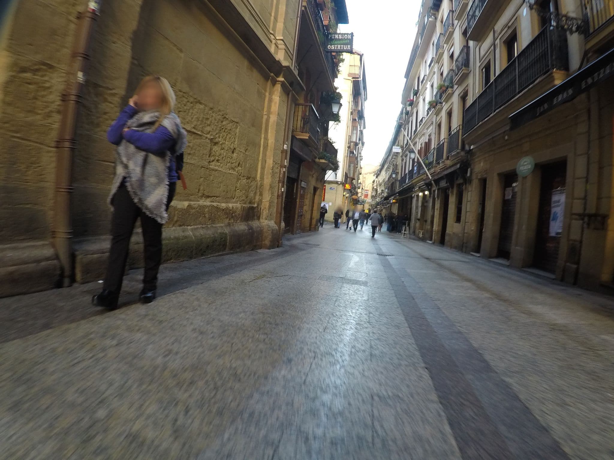 Street view near Pesión Amaiur, Donostia / San Sebastián