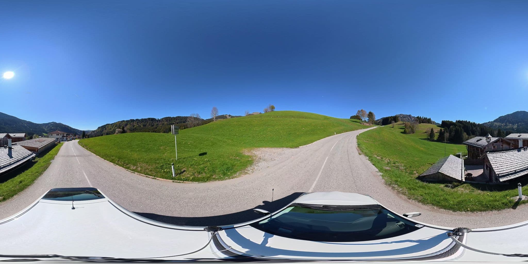 Street view near Schrofen Chalets, Tannheim
