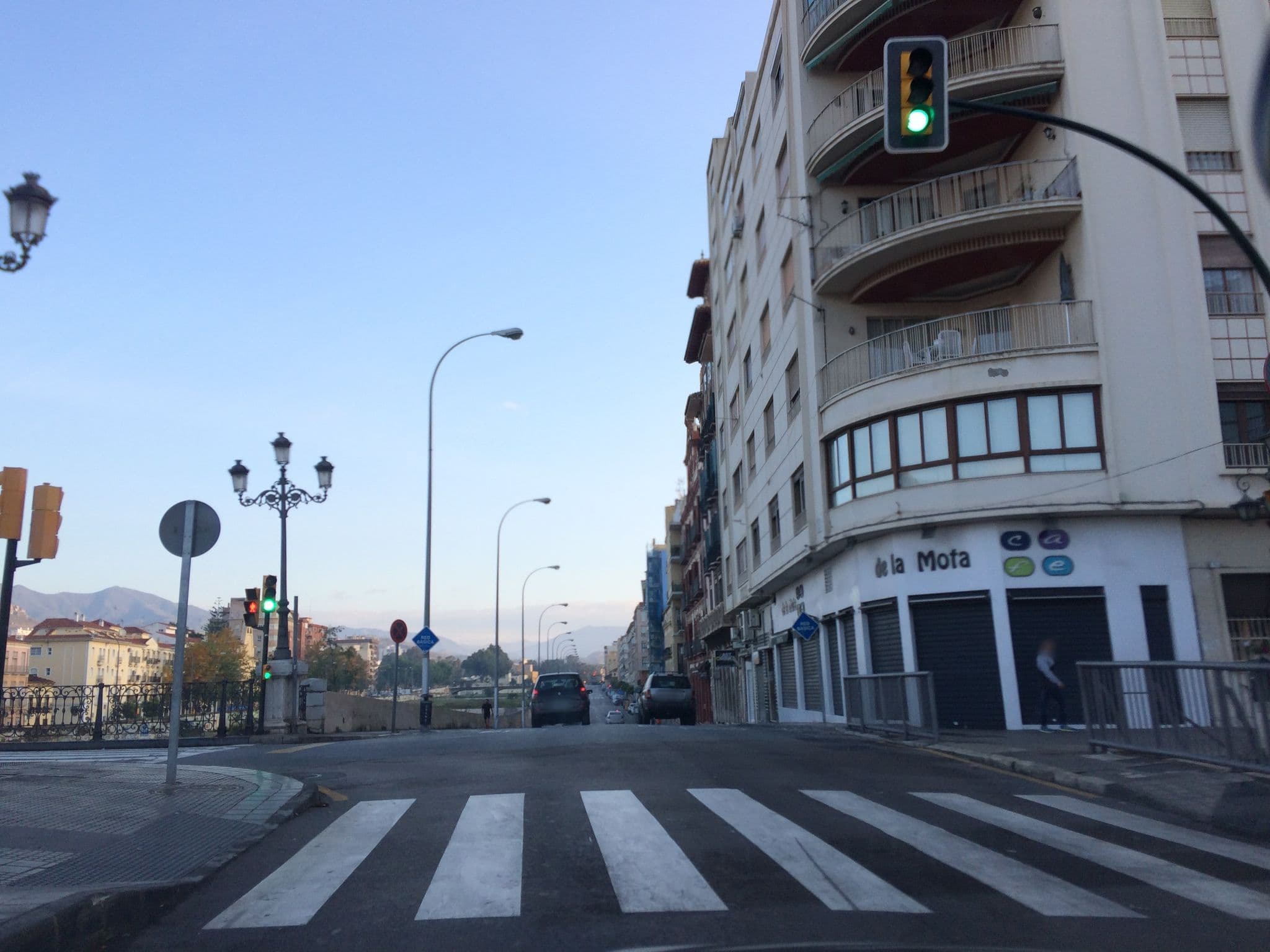Street view near Tribuna, Málaga