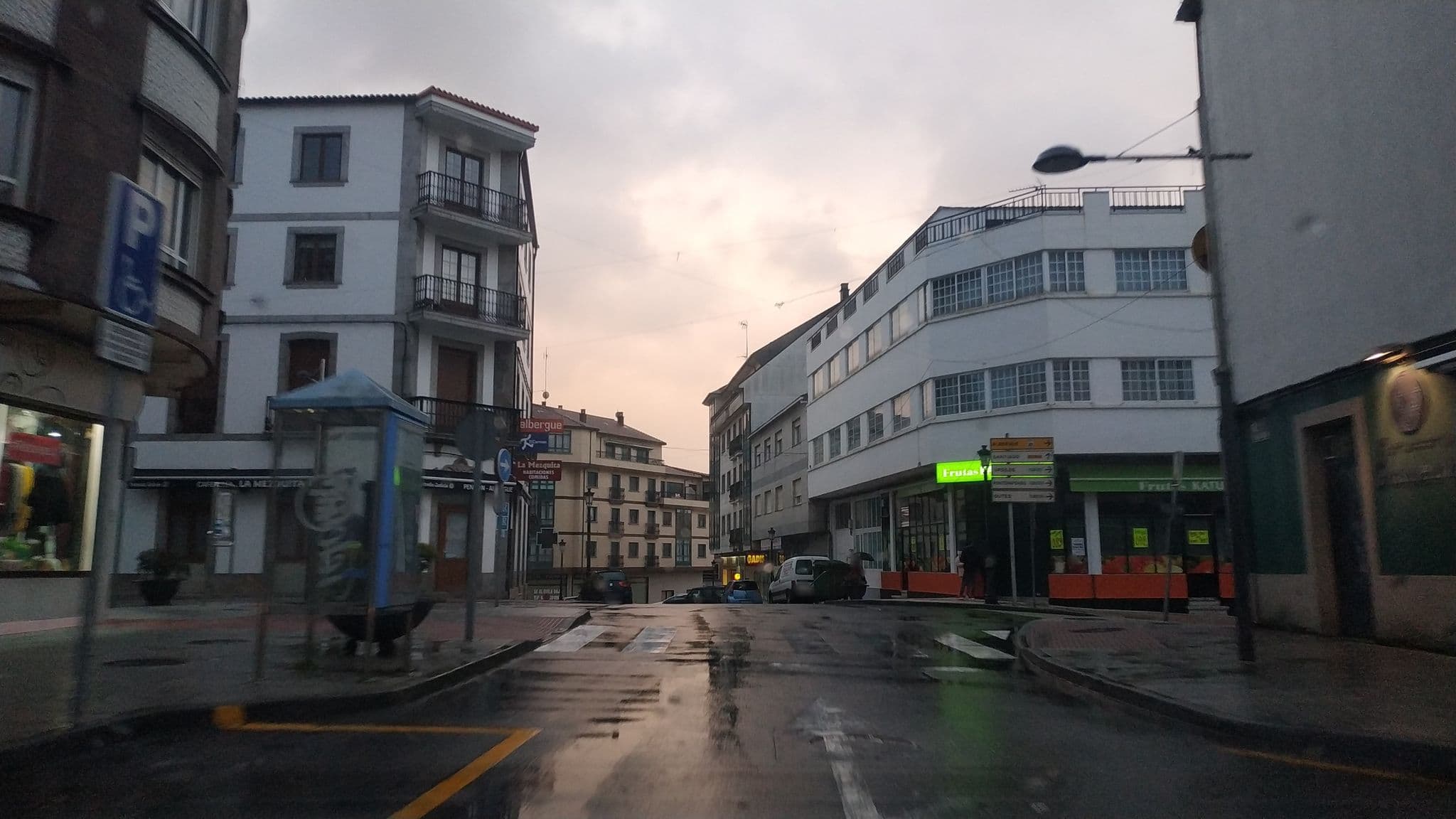 Street view near Albergue El Carmen, Negreira — © iago (CC BY-SA · Mapillary)