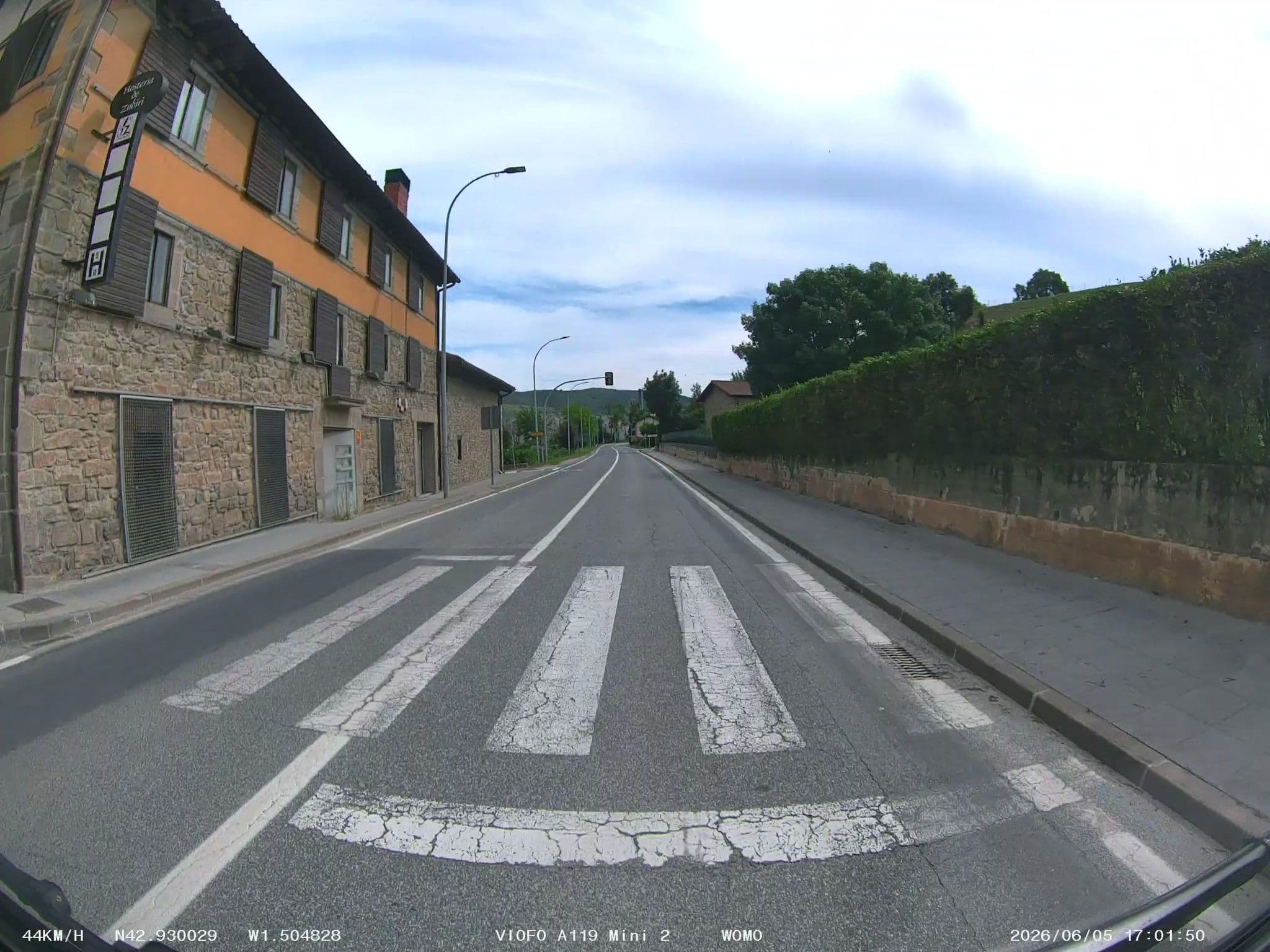 Street view near Hostería de Zubiri, Huarte — © soulcover (CC BY-SA · Mapillary)