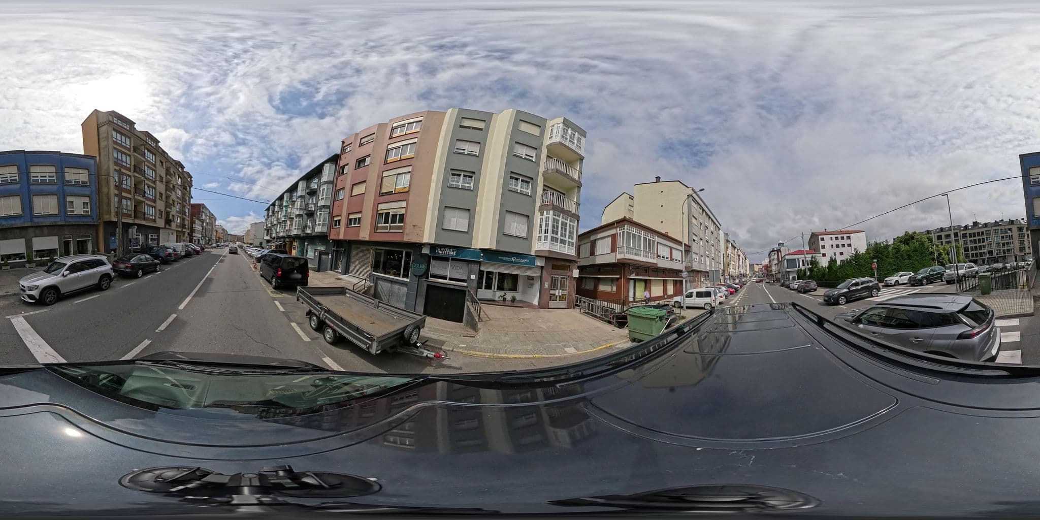 Street view near Albergue O Camiño das Estrelas, Cee — © seraq (CC BY-SA · Mapillary)