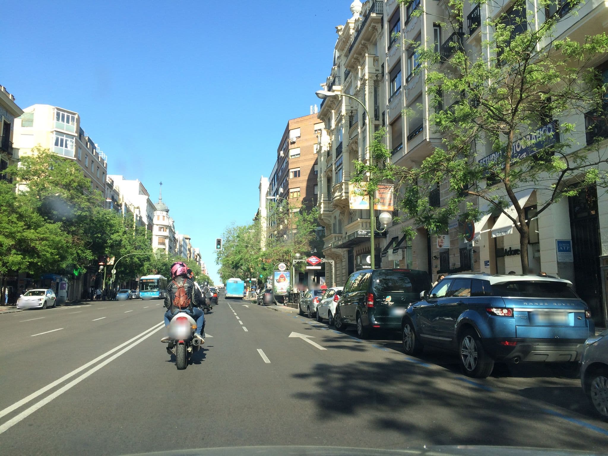 Street view near Hotel Catalonia Goya, Recoletos — © radnaj (CC BY-SA · Mapillary)