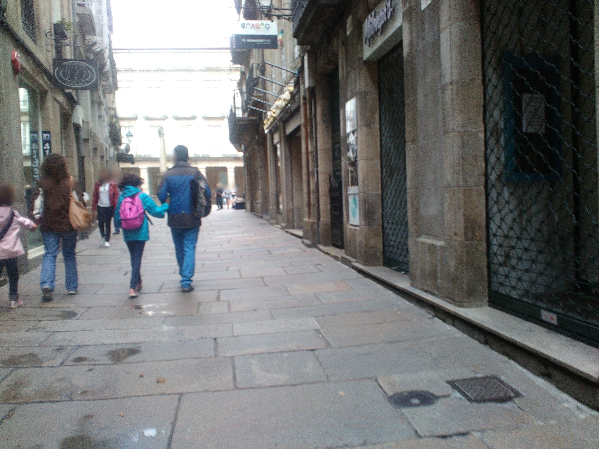 Street view near Albergue The Last Stamp, Santiago de Compostela