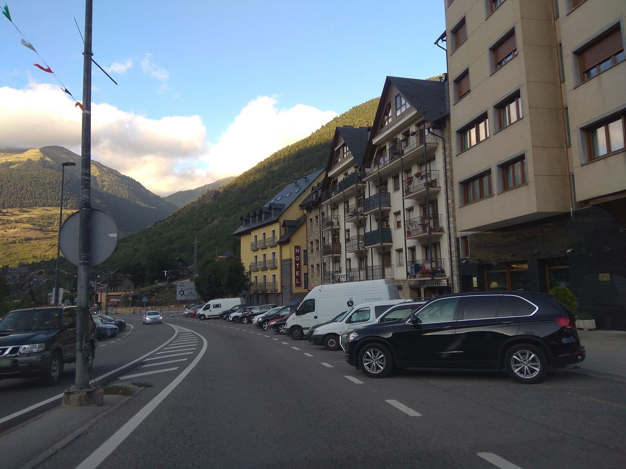 Street view near Hotel Eth Solan, Vielha