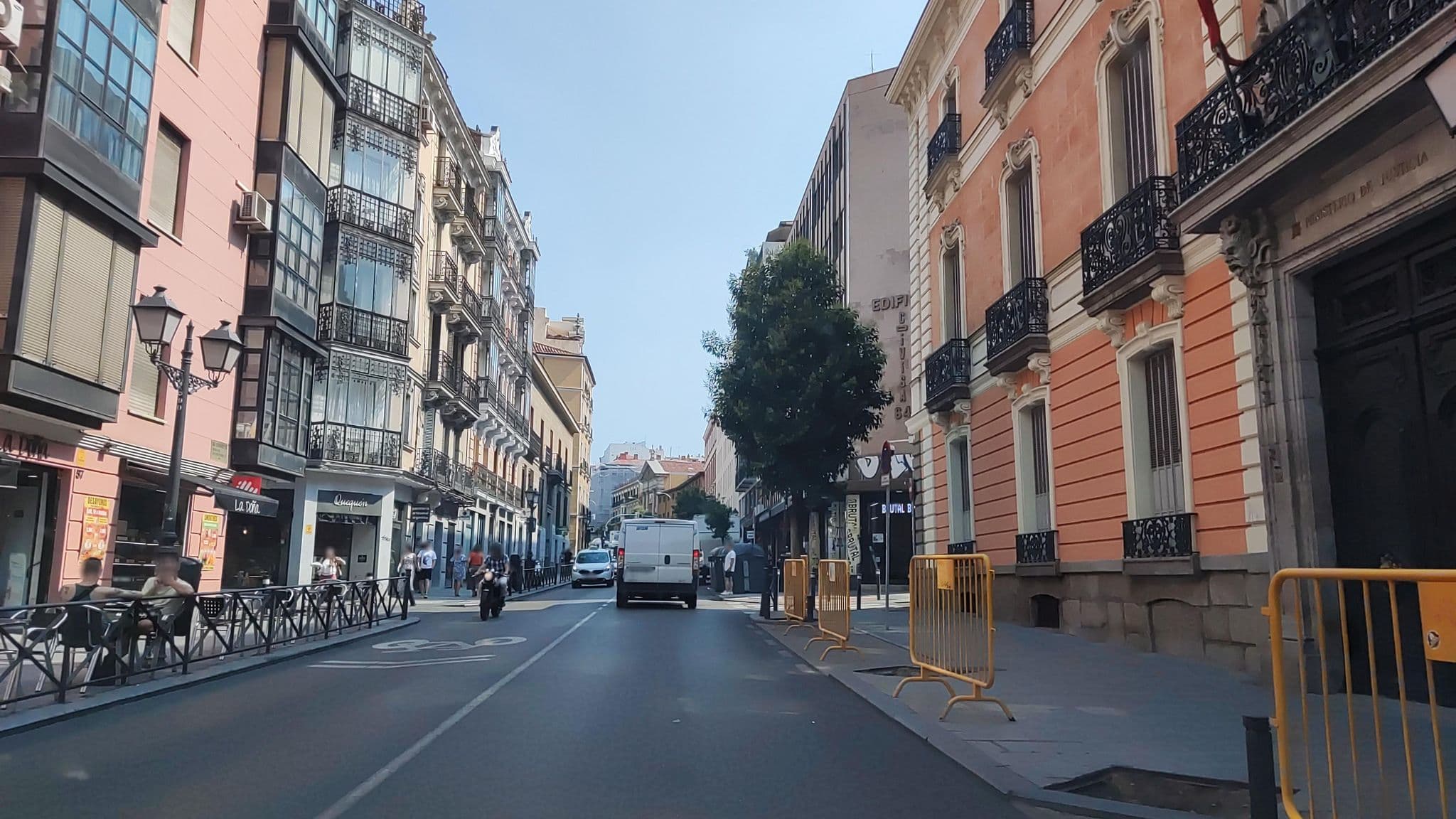 Street view near Hostal Noviciado, Universidad — © polkillas (CC BY-SA · Mapillary)