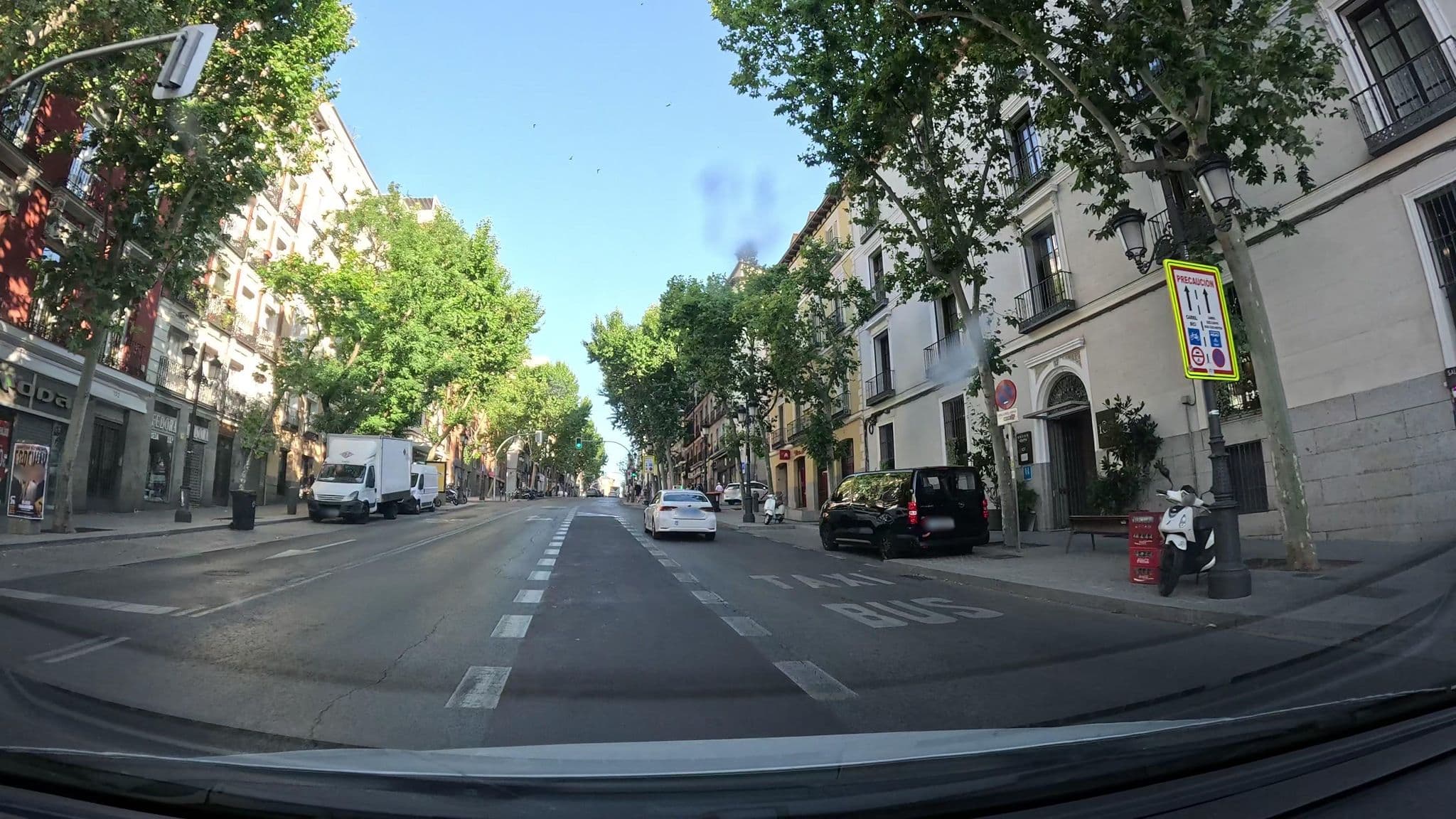 Street view near Pensión Mollo, Lavapiés — © Ralvar (CC BY-SA · Mapillary)