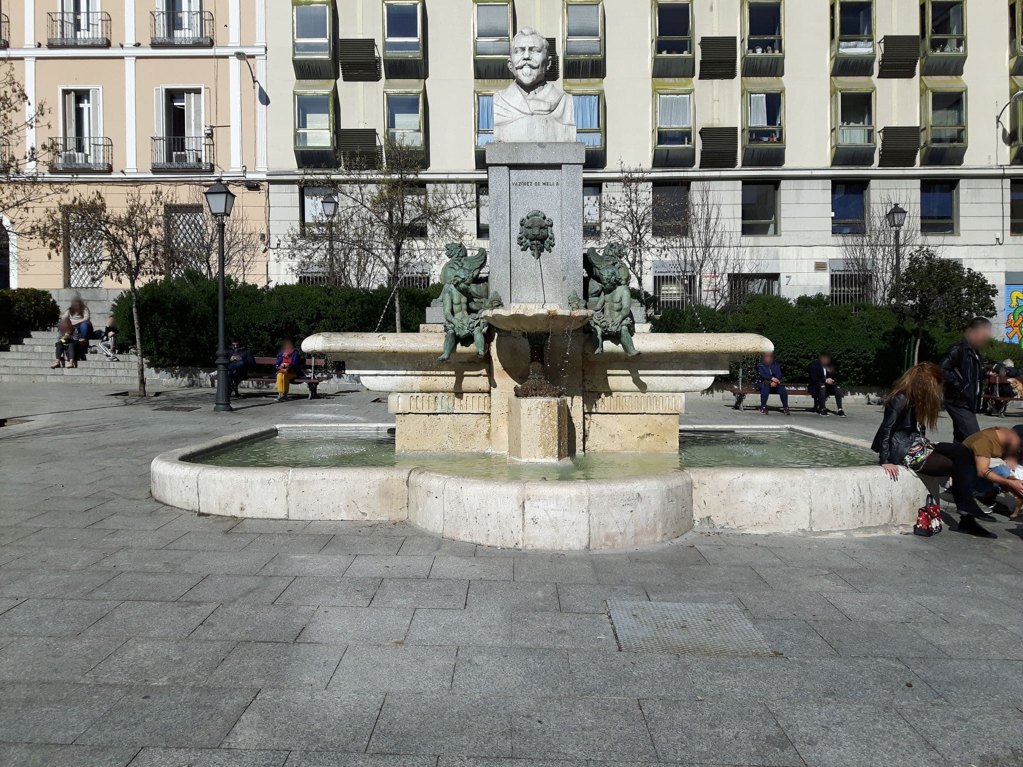 Street view near Hostal Casa Chueca, Justicia — © wusel007 (CC BY-SA · Mapillary)