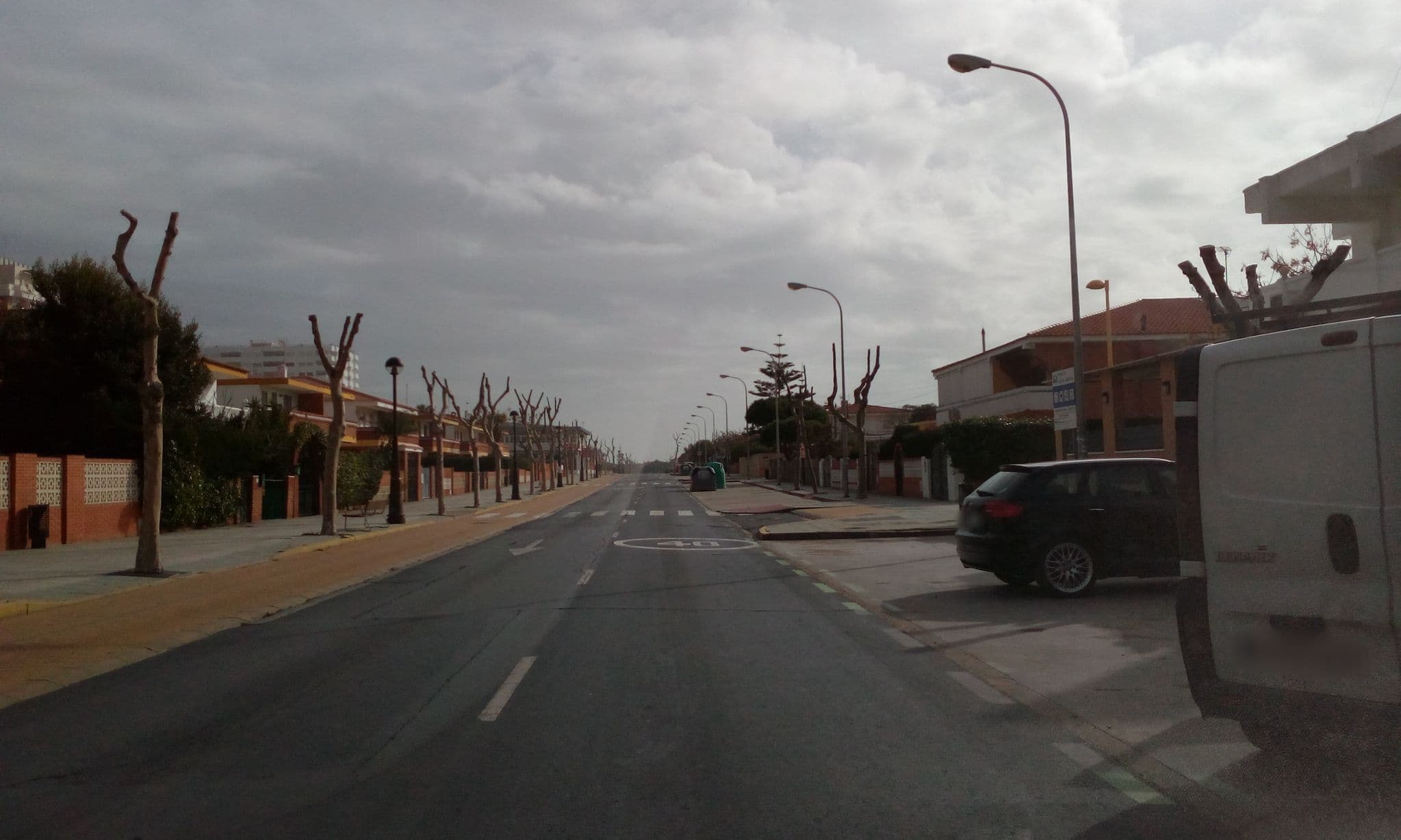 Street view near Hostal Playa, Punta Umbría — © micmin1972 (CC BY-SA · Mapillary)