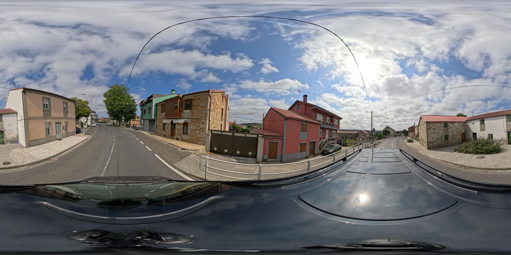 Street view near Pensión Plaza, Camariñas — © seraq (CC BY-SA · Mapillary)