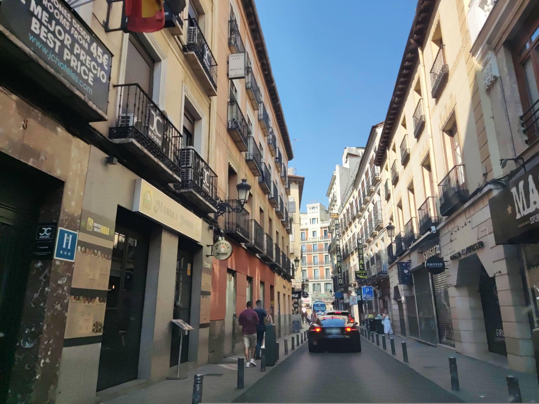 Street view near Barbieri SOL Hostel, Madrid — © polkillas (CC BY-SA · Mapillary)