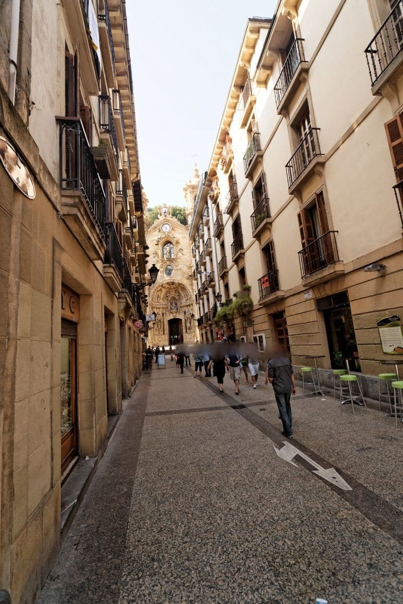 Street view near Pension Kaia, Donostia / San Sebastián