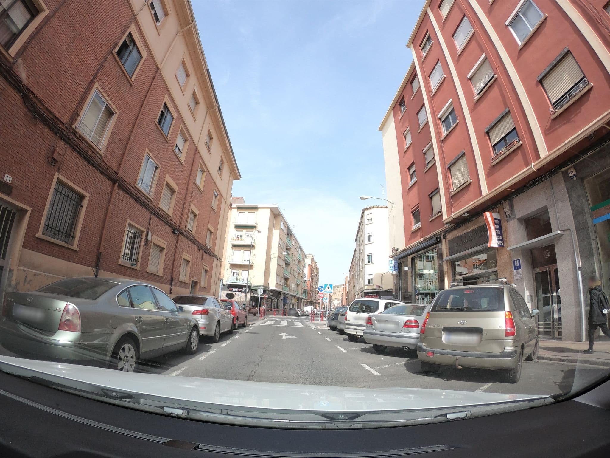 Street view near Hostal La Cortijana, Logroño — © rubencarbonero (CC BY-SA · Mapillary)