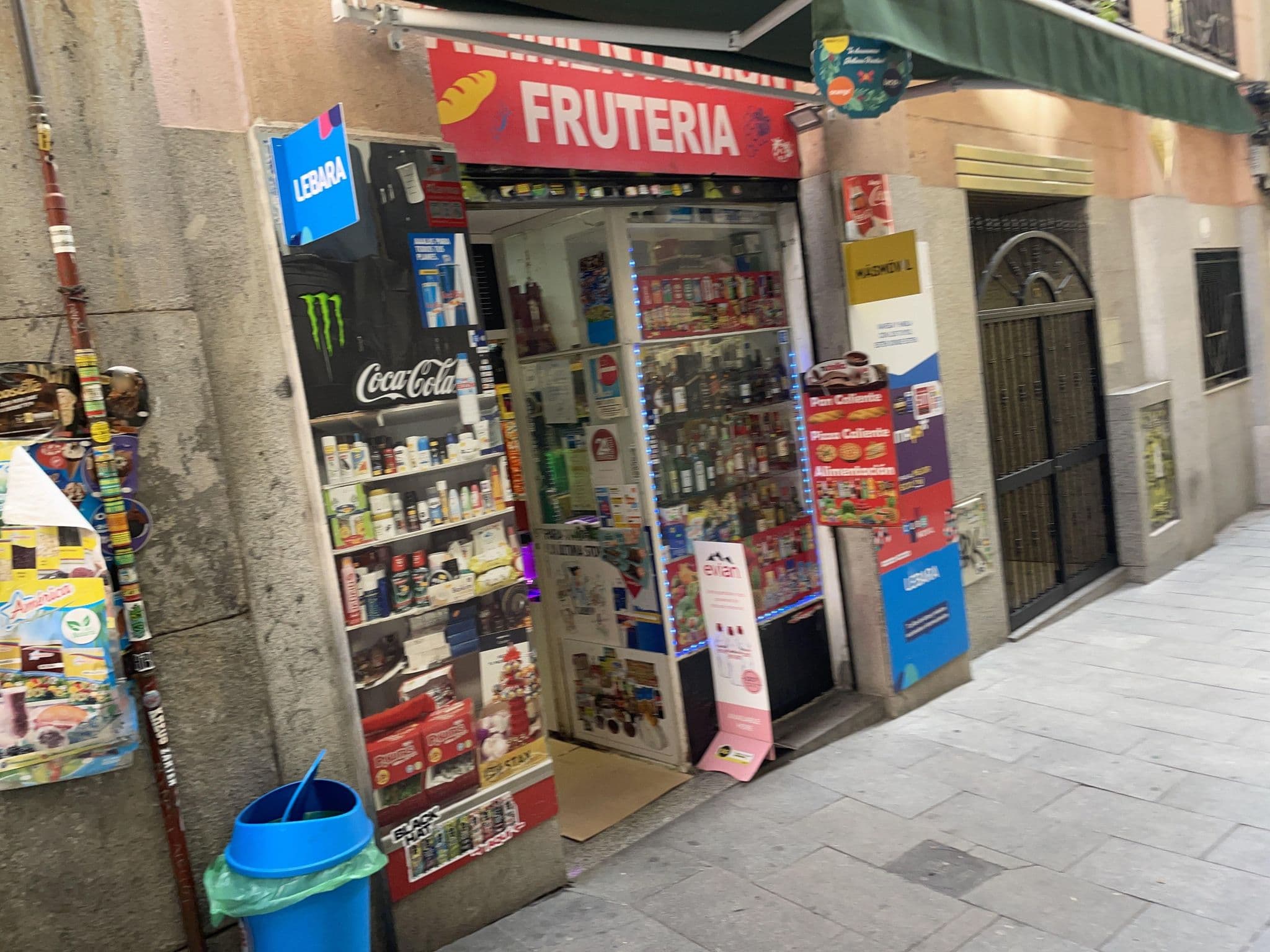 Street view near Hostal Conchita, Madrid Centro