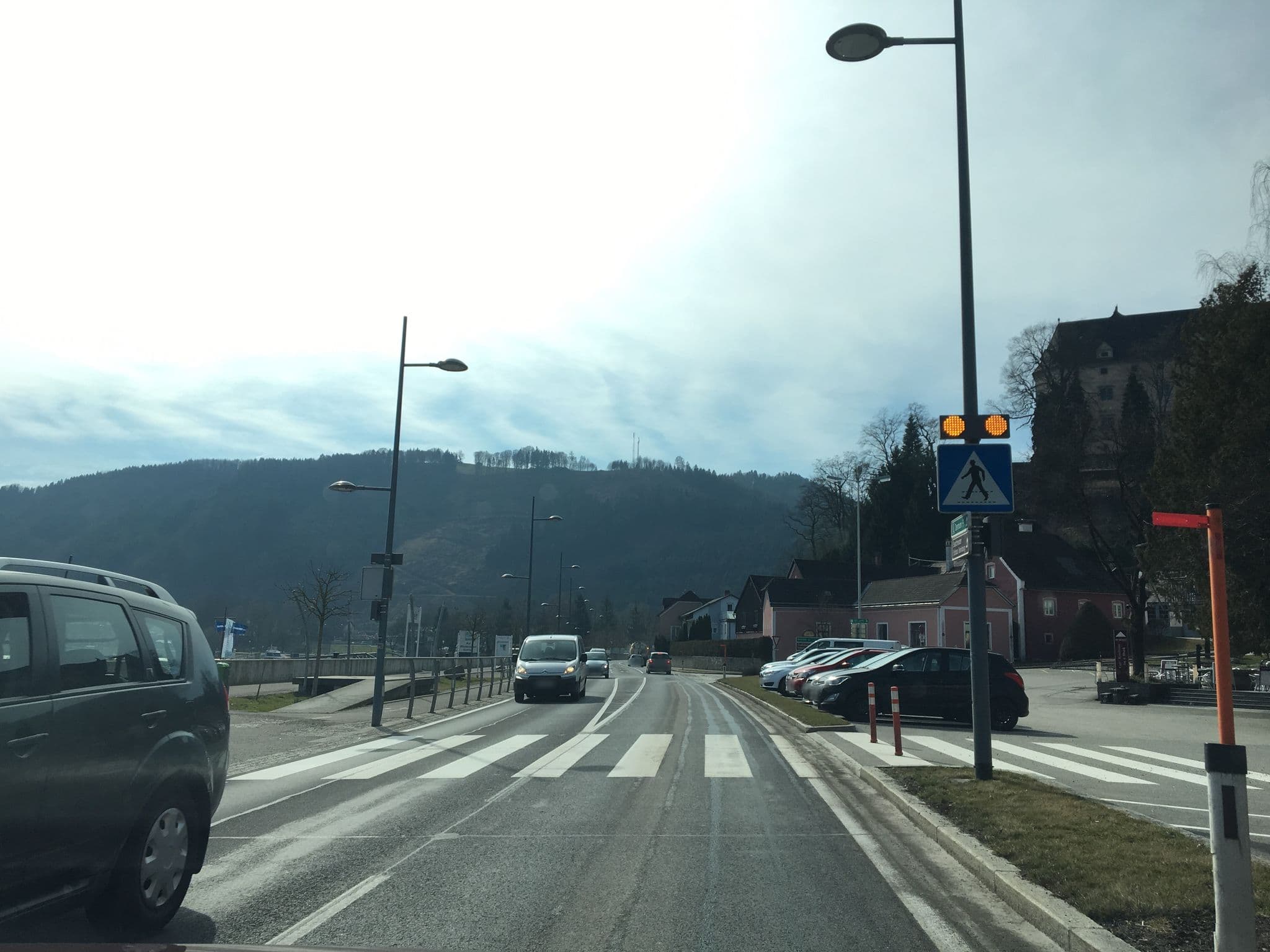 Street view near Cafe Bar Denube, Grein — © schobi (CC BY-SA · Mapillary)
