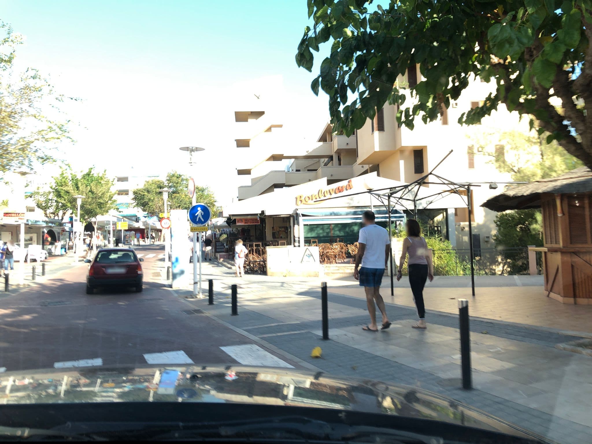 Street view near Hostal Katya, Peguera — © schwartauch (CC BY-SA · Mapillary)