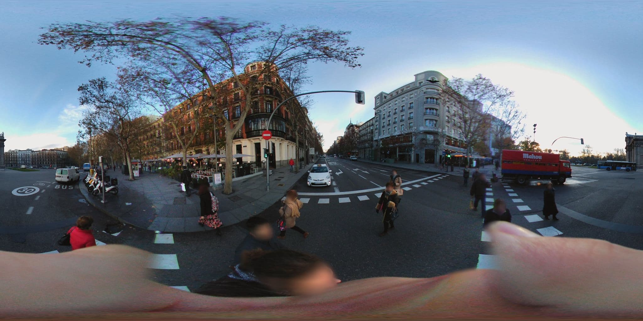 Street view near Hotel Hospes Madrid, Recoletos — © thx (CC BY-SA · Mapillary)