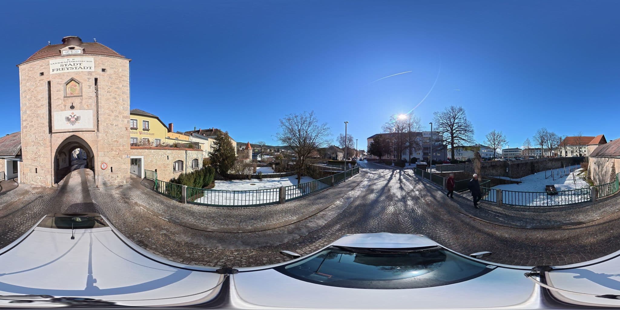 Street view near Pension Pirklbauer, Freistadt — © osmplus_org (CC BY-SA · Mapillary)