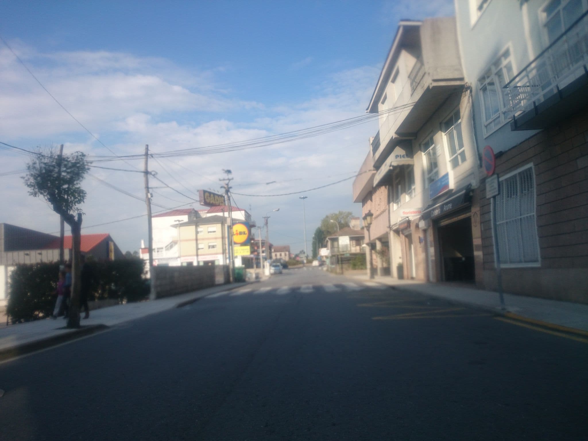 Street view near Hotel Azul, Porriño — © edvac (CC BY-SA · Mapillary)