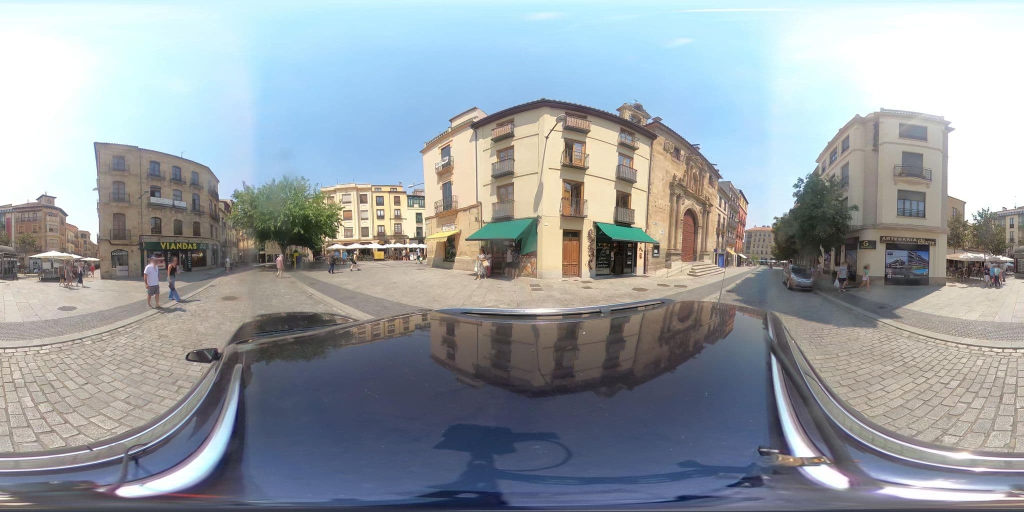 Street view near Hotel Rua, Santa Marta de Tormes — © filohipo (CC BY-SA · Mapillary)