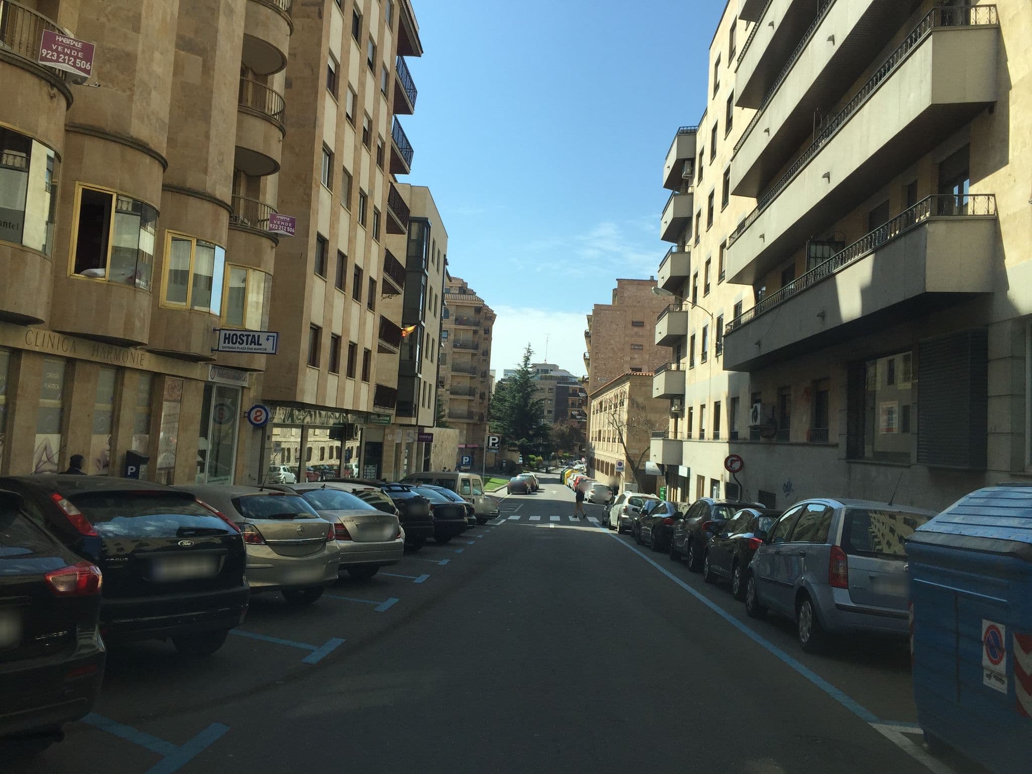 Street view near Hostal Santel San Marcos, Santa Marta de Tormes — © ptmap (CC BY-SA · Mapillary)