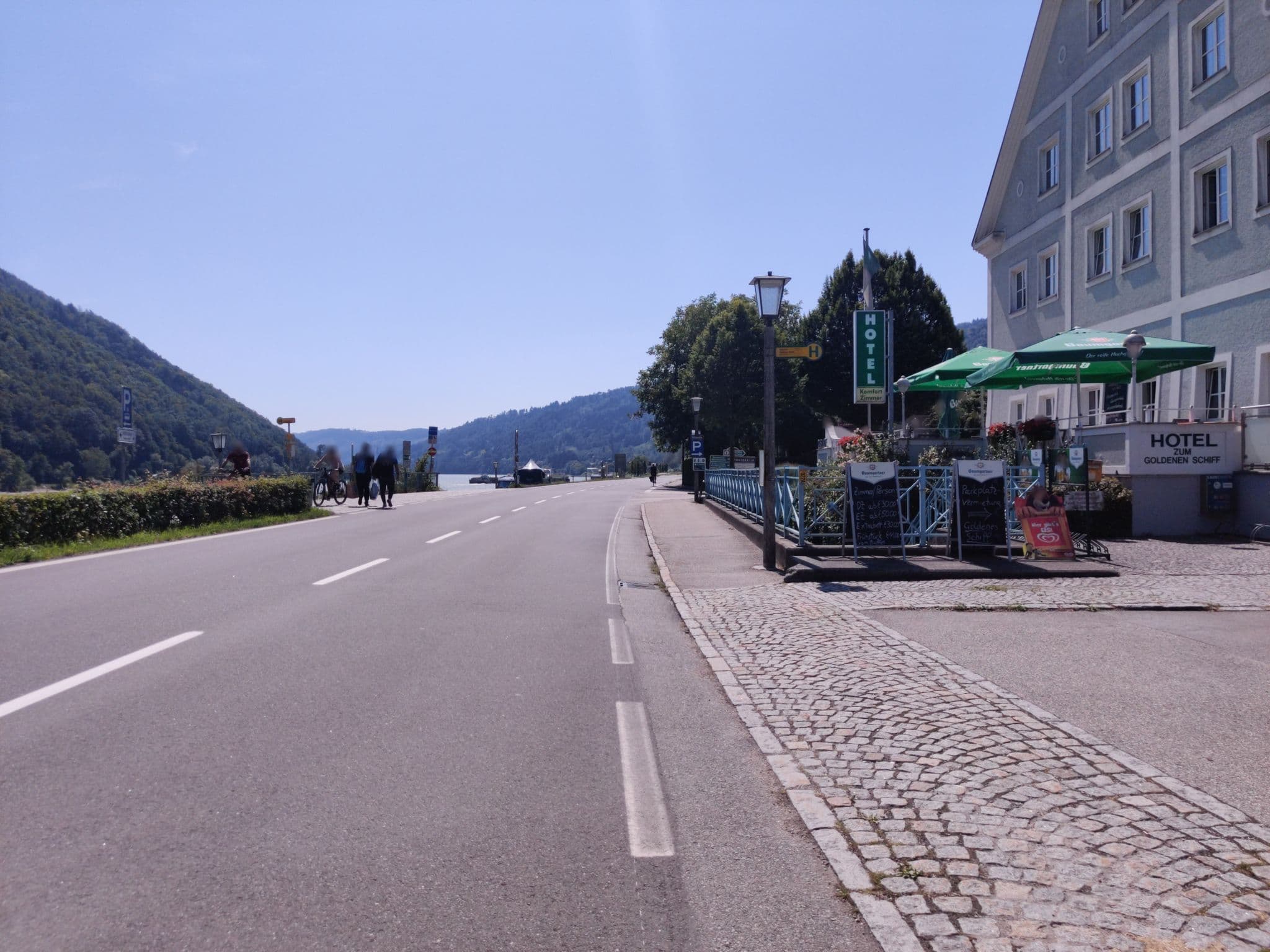 Street view near Gasthof zum Goldenen Schiff, Natternbach — © aceini (CC BY-SA · Mapillary)