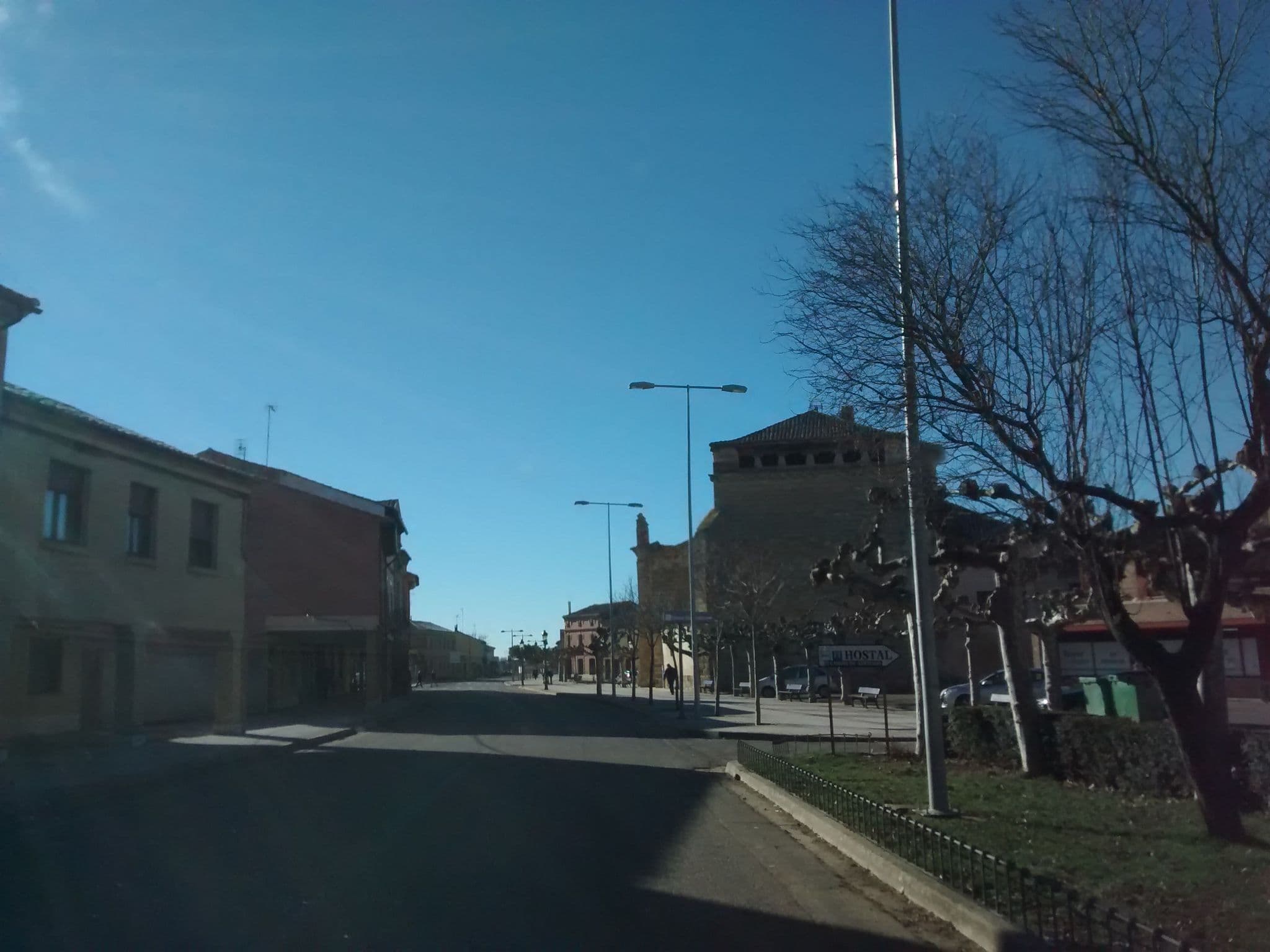 Street view near Hostal El Apóstol, Astudillo — © egofer (CC BY-SA · Mapillary)