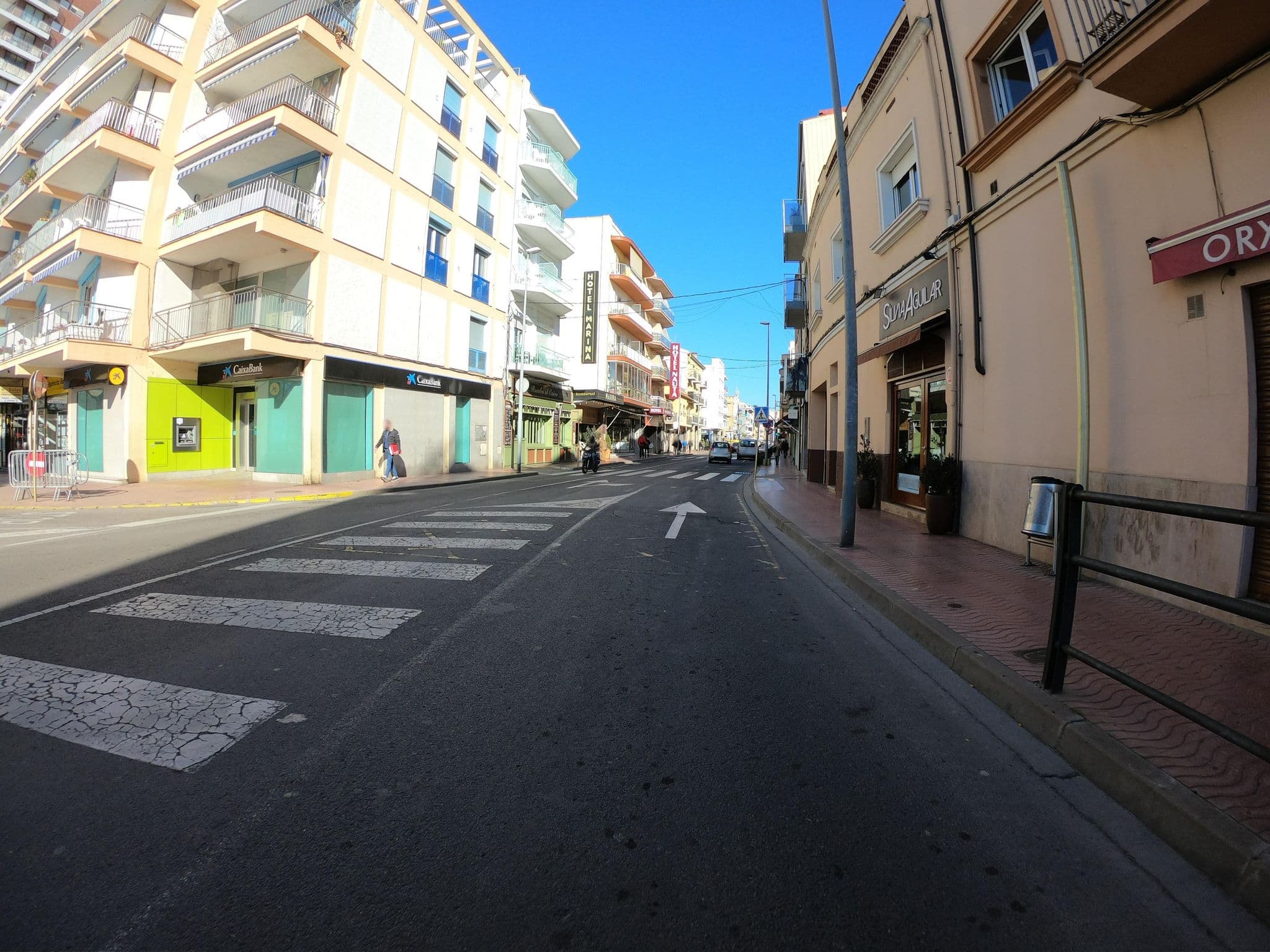 Street view near Hotel Marina, Palamós — © joostjakob (CC BY-SA · Mapillary)
