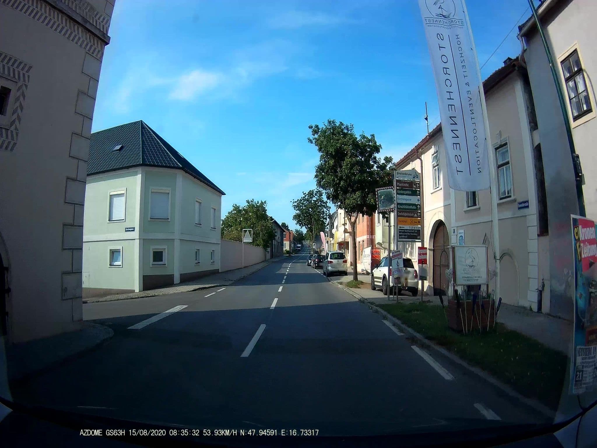 Street view near Turmhof, Breitenbrunn — © stefan147 (CC BY-SA · Mapillary)