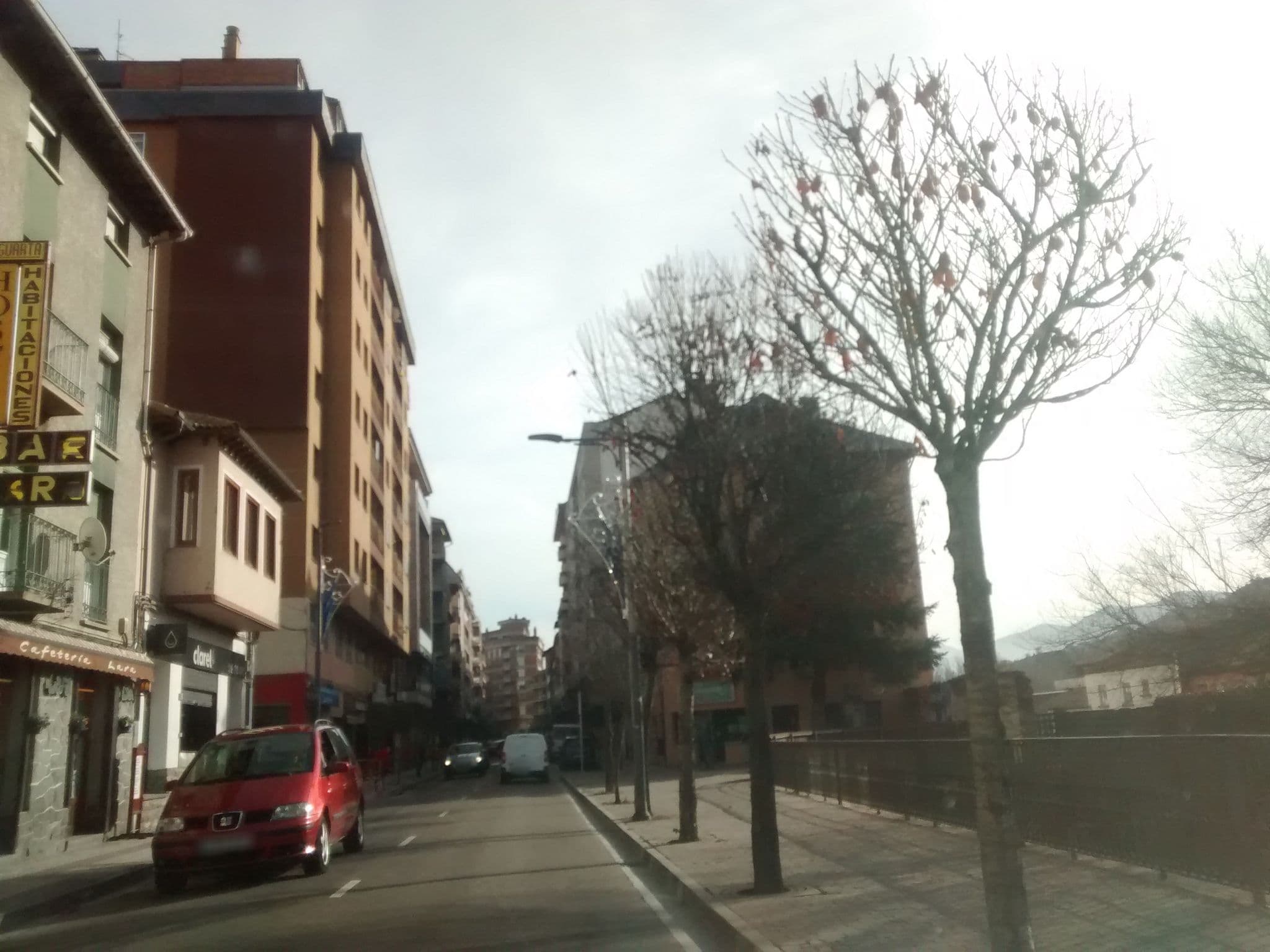 Street view near Hostal Laguarta, Sabiñánigo — © egofer (CC BY-SA · Mapillary)