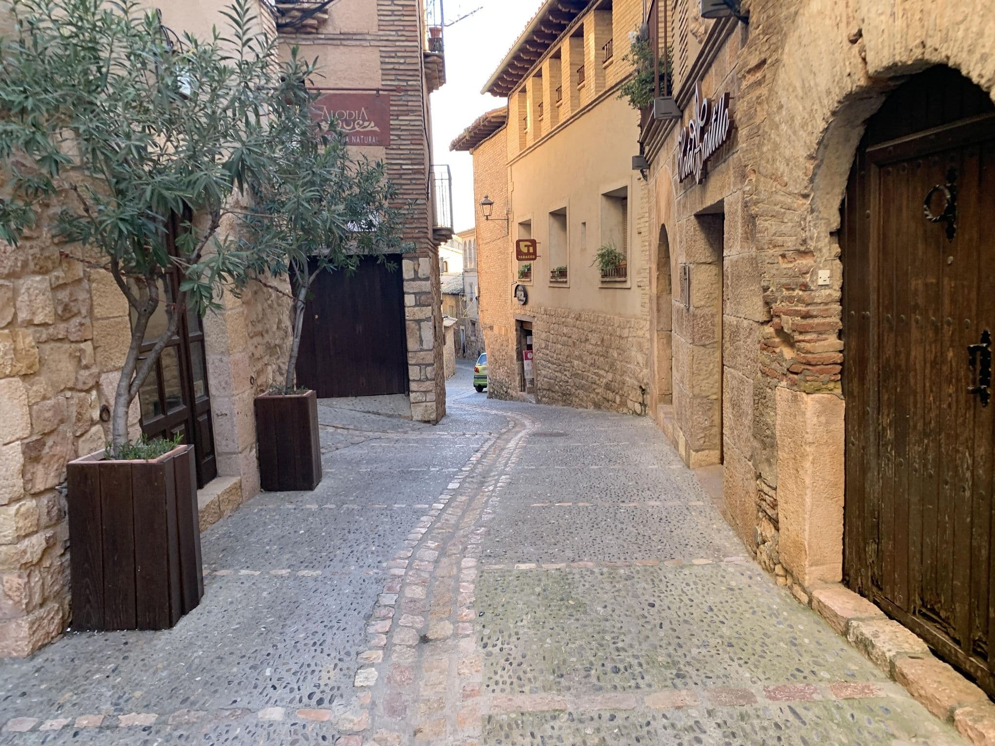 Street view near Apartamentos Rurales San Gregorio, Barbastro — © robot8a (CC BY-SA · Mapillary)