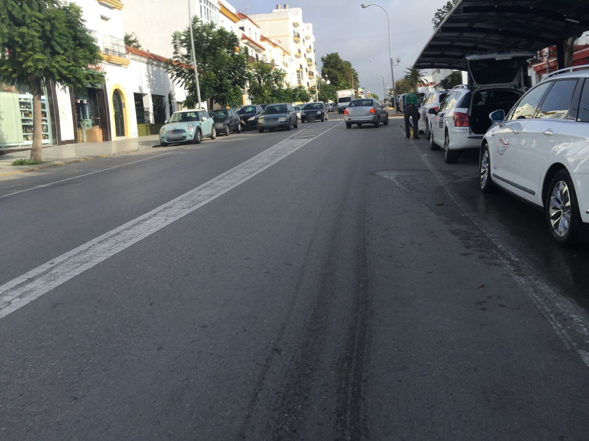 Street view near San Vicente, Conil de la Frontera — © flidolin (CC BY-SA · Mapillary)