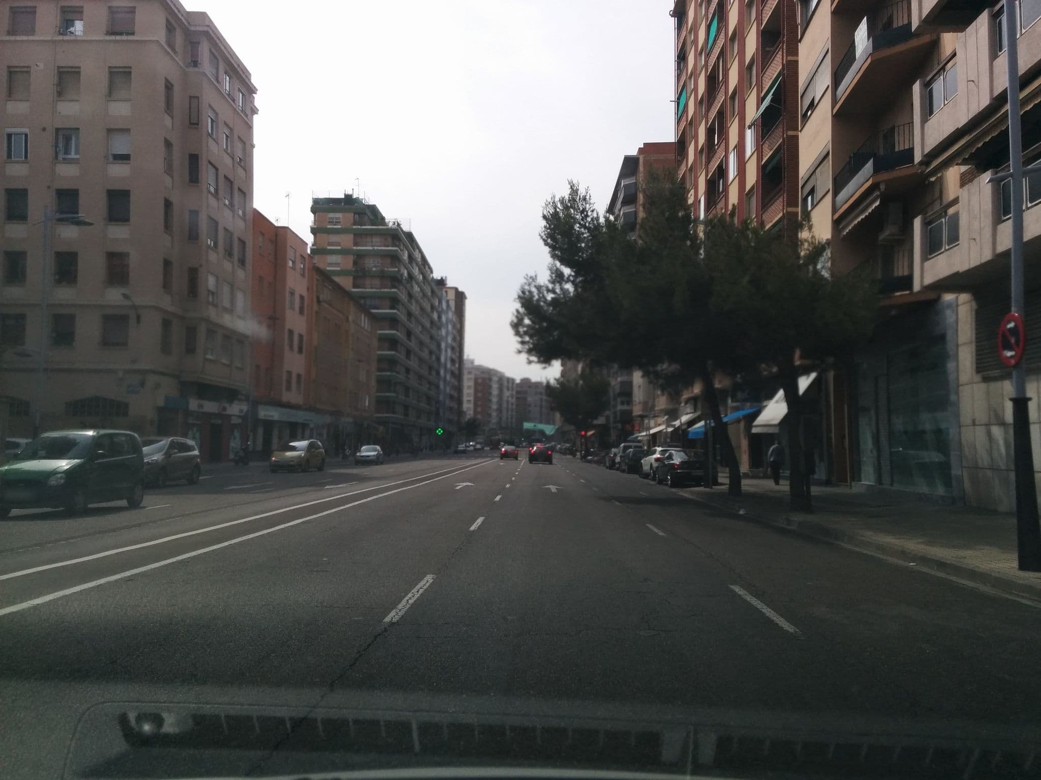 Street view near Colegio Mayor Peñalba, Zaragoza — © alejandroscf (CC BY-SA · Mapillary)