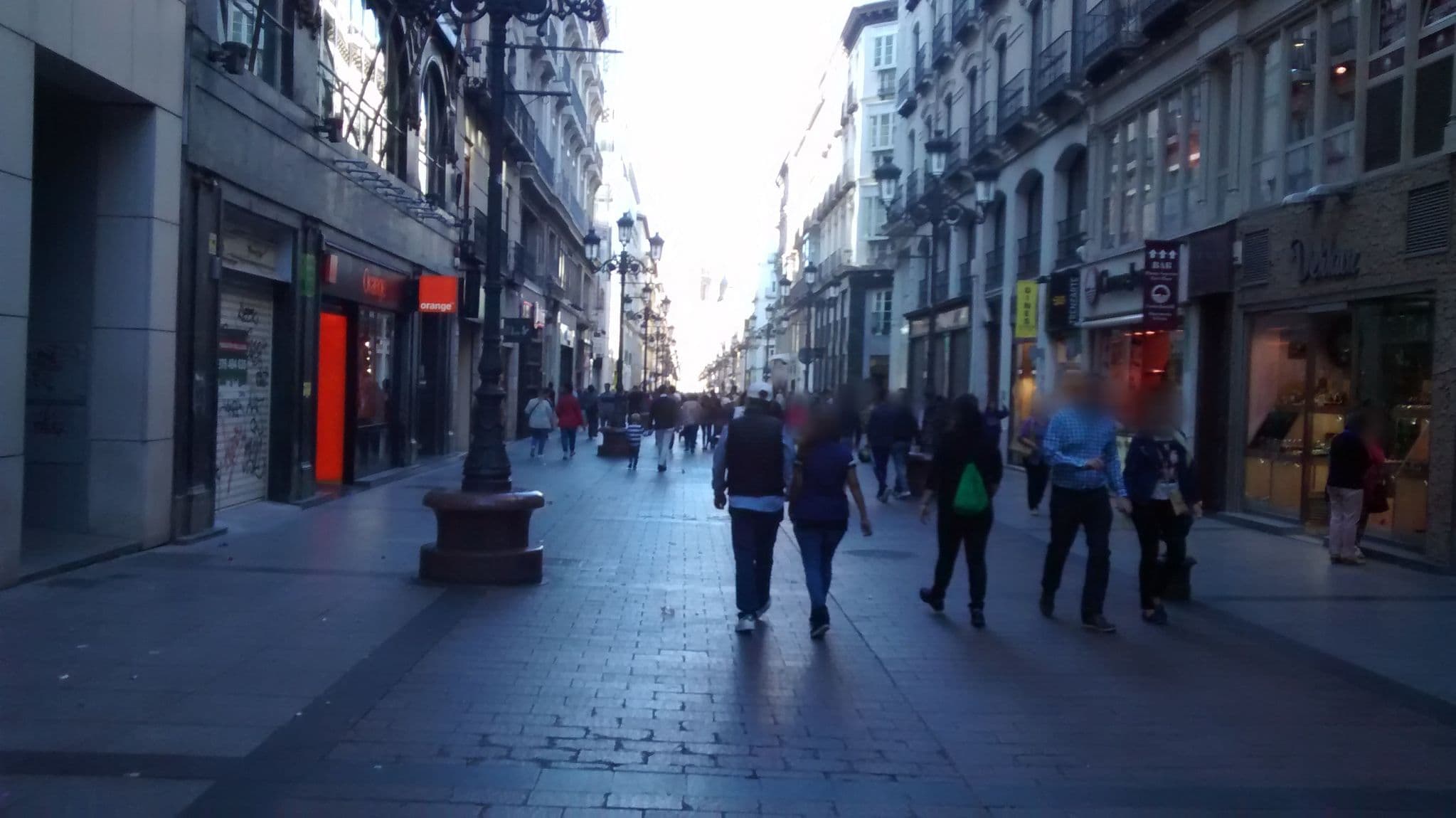 Street view near Hotel Alfonso, Zaragoza — © msevilla00 (CC BY-SA · Mapillary)