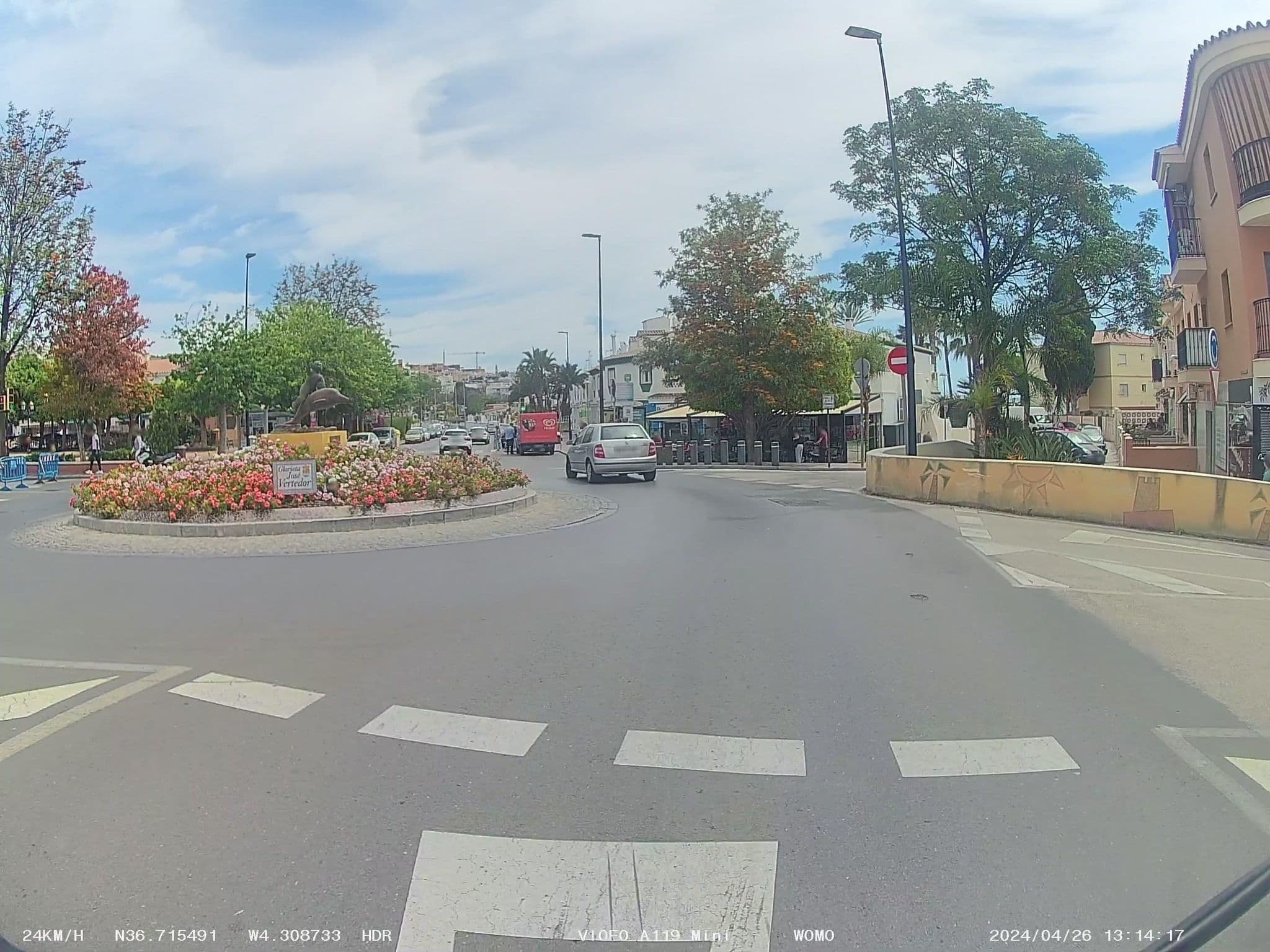 Street view near Hotel María Cristina, Rincón de la Victoria — © soulcover (CC BY-SA · Mapillary)