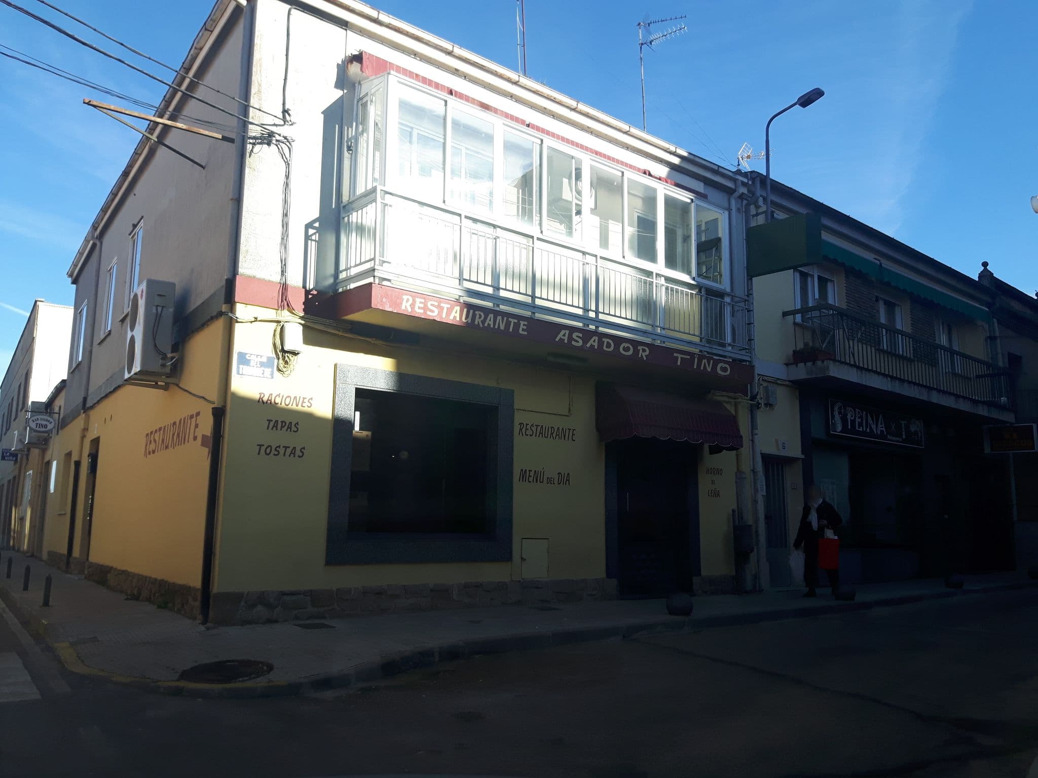 Street view near Pensión El Trinquete, Vitigudino — © civitas (CC BY-SA · Mapillary)