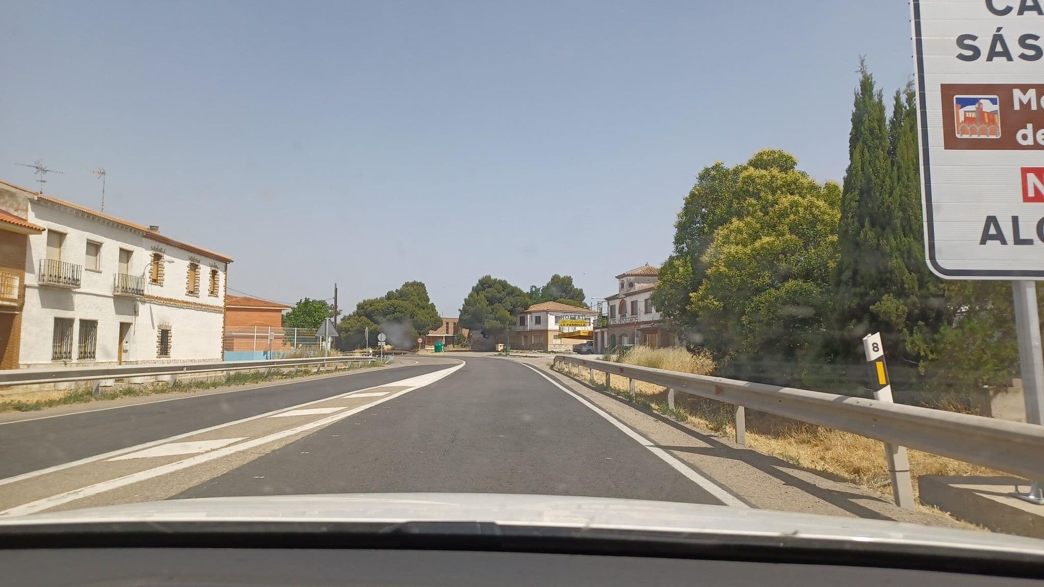 Street view near Hostal Monegros III, Sástago — © normanm (CC BY-SA · Mapillary)