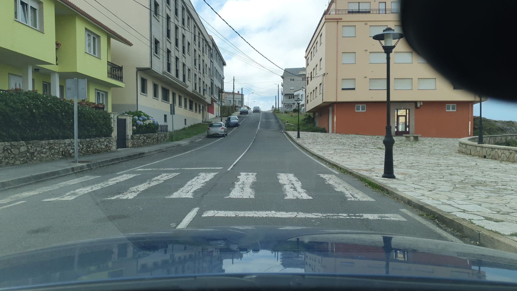 Street view near Albergue Muxía Mare, Mugia — © pablolampon (CC BY-SA · Mapillary)