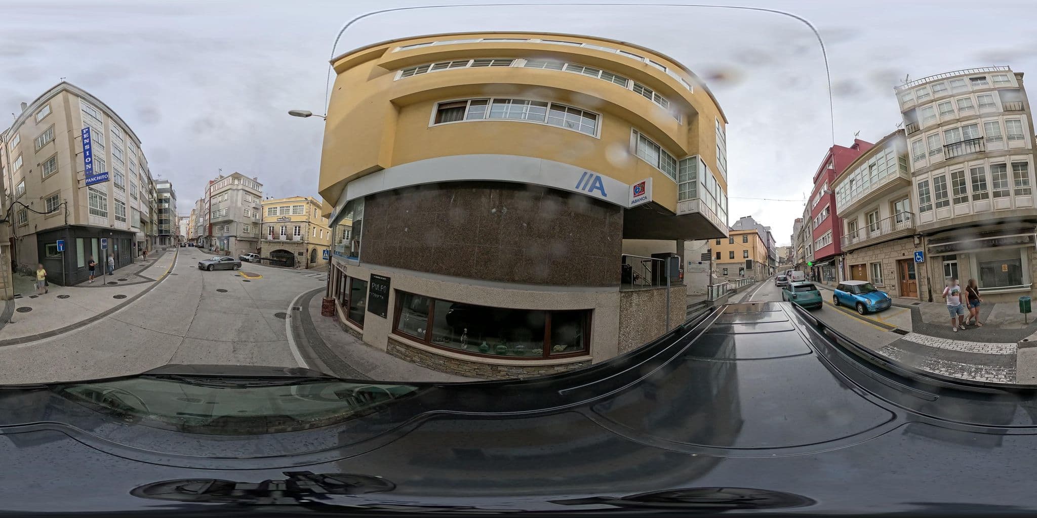 Street view near Pensión Panchito, Malpica — © seraq (CC BY-SA · Mapillary)